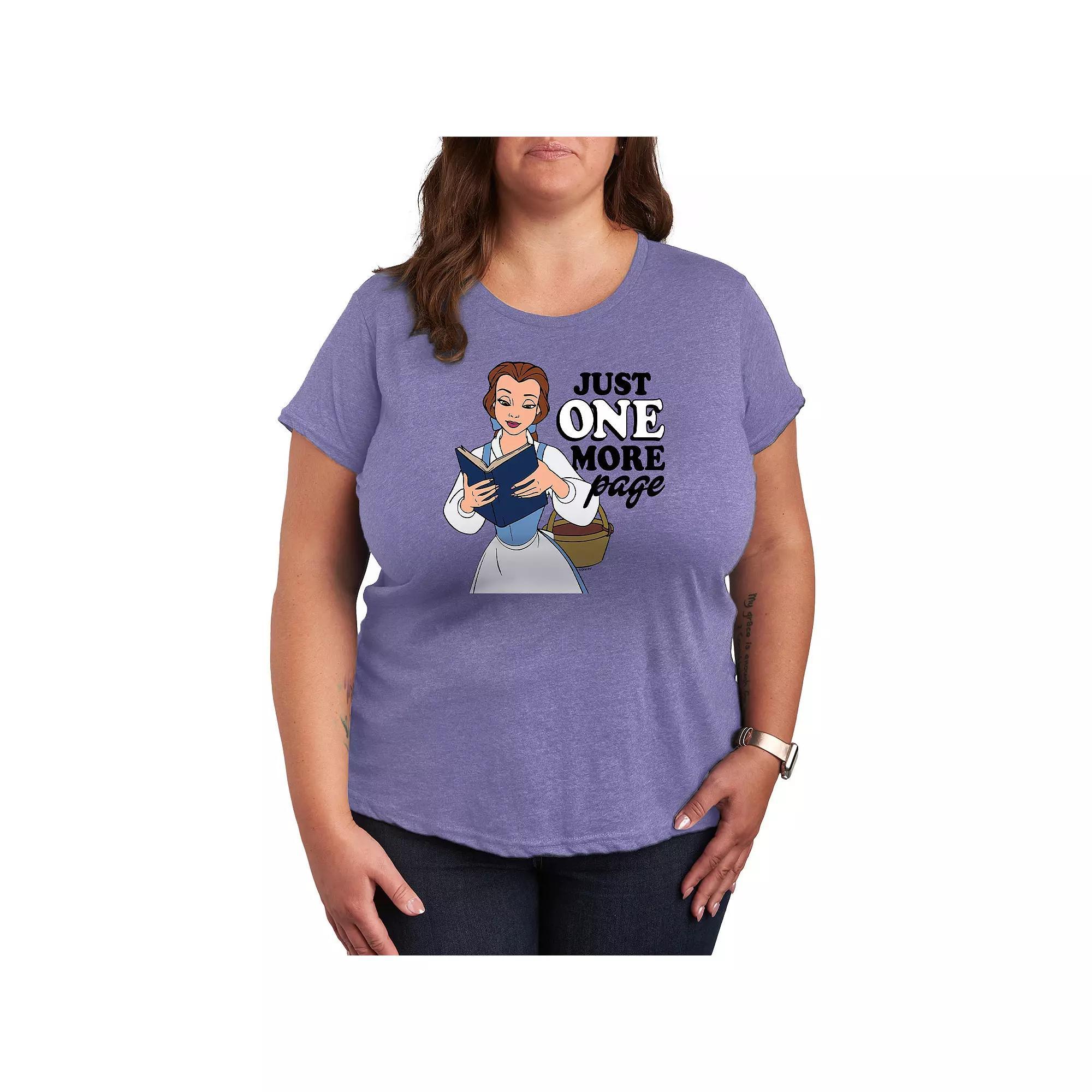 Disney Princess Belle Plus One More Page Graphic Tee, Women's,  Product Image