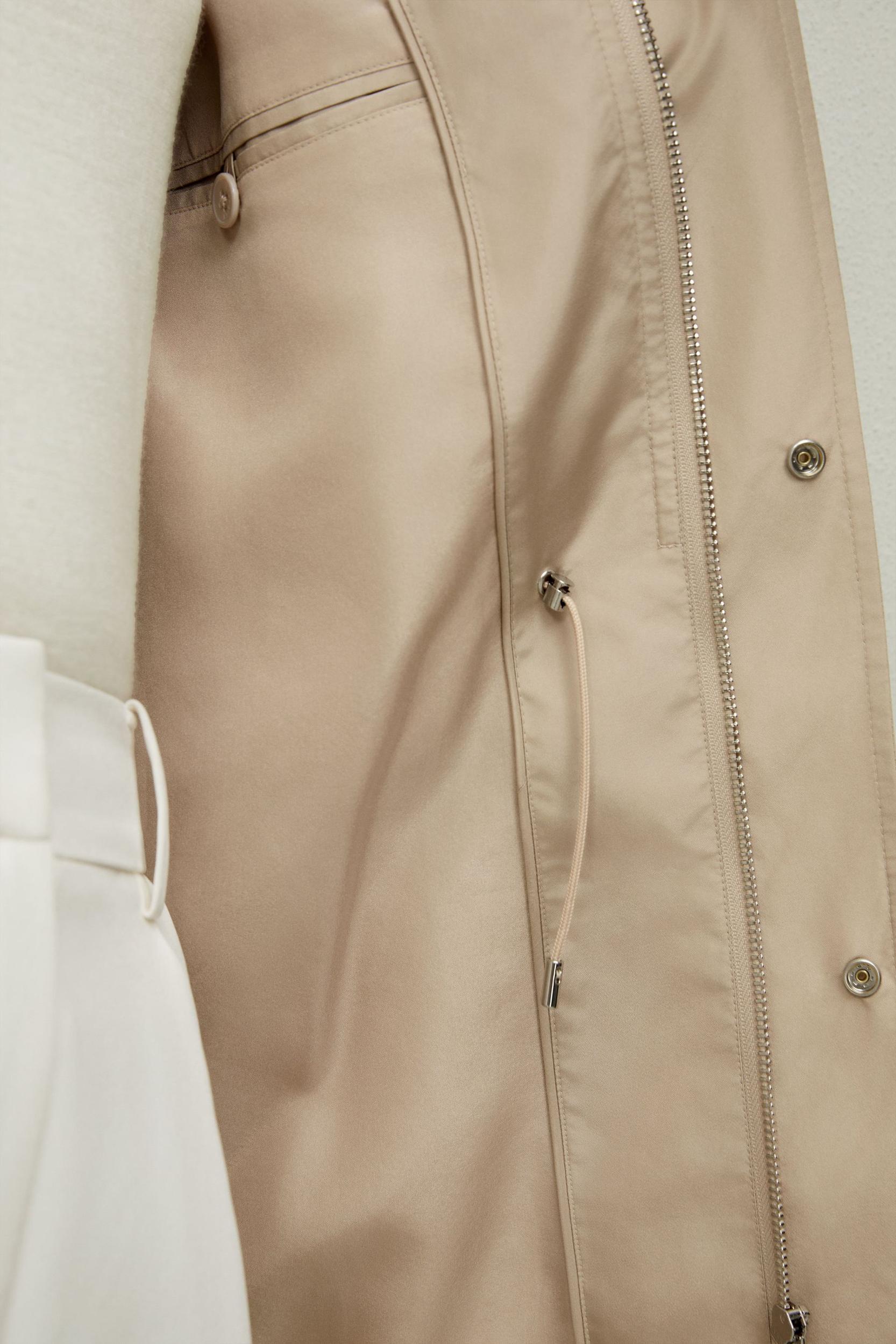 LILYSILK Womens Functional Silk Jacket - Navy Blue 100% High-Quality Silk - Ultimate Luxury Drawstring Waist Jacket Product Image