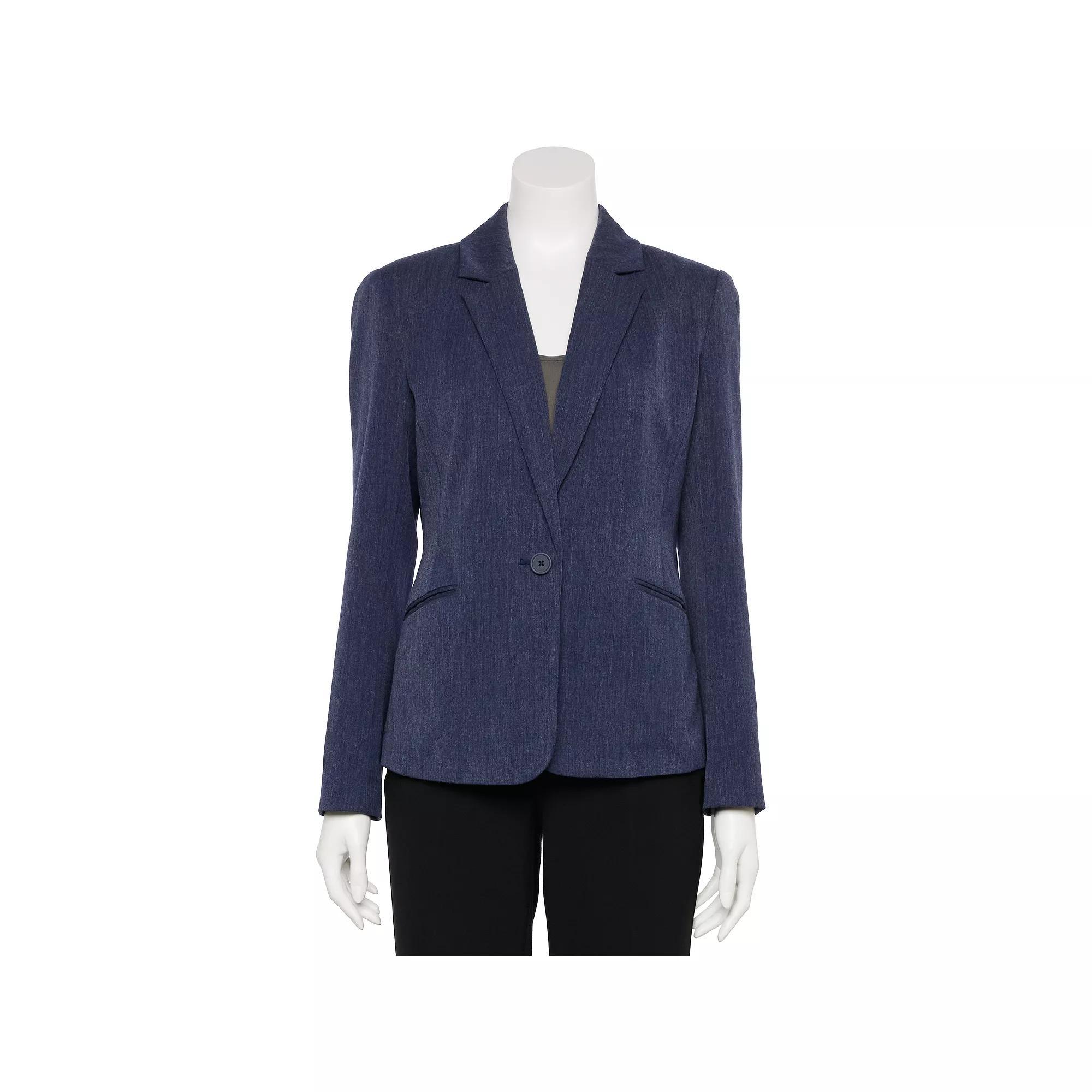 Women's Nine West Adaptive Classic Single Button Blazer,  Product Image