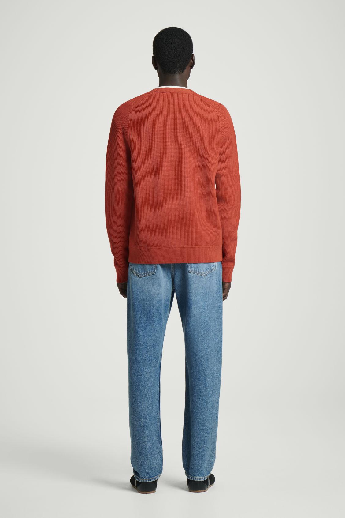 RIBBED MERINO WOOL SWEATER Product Image