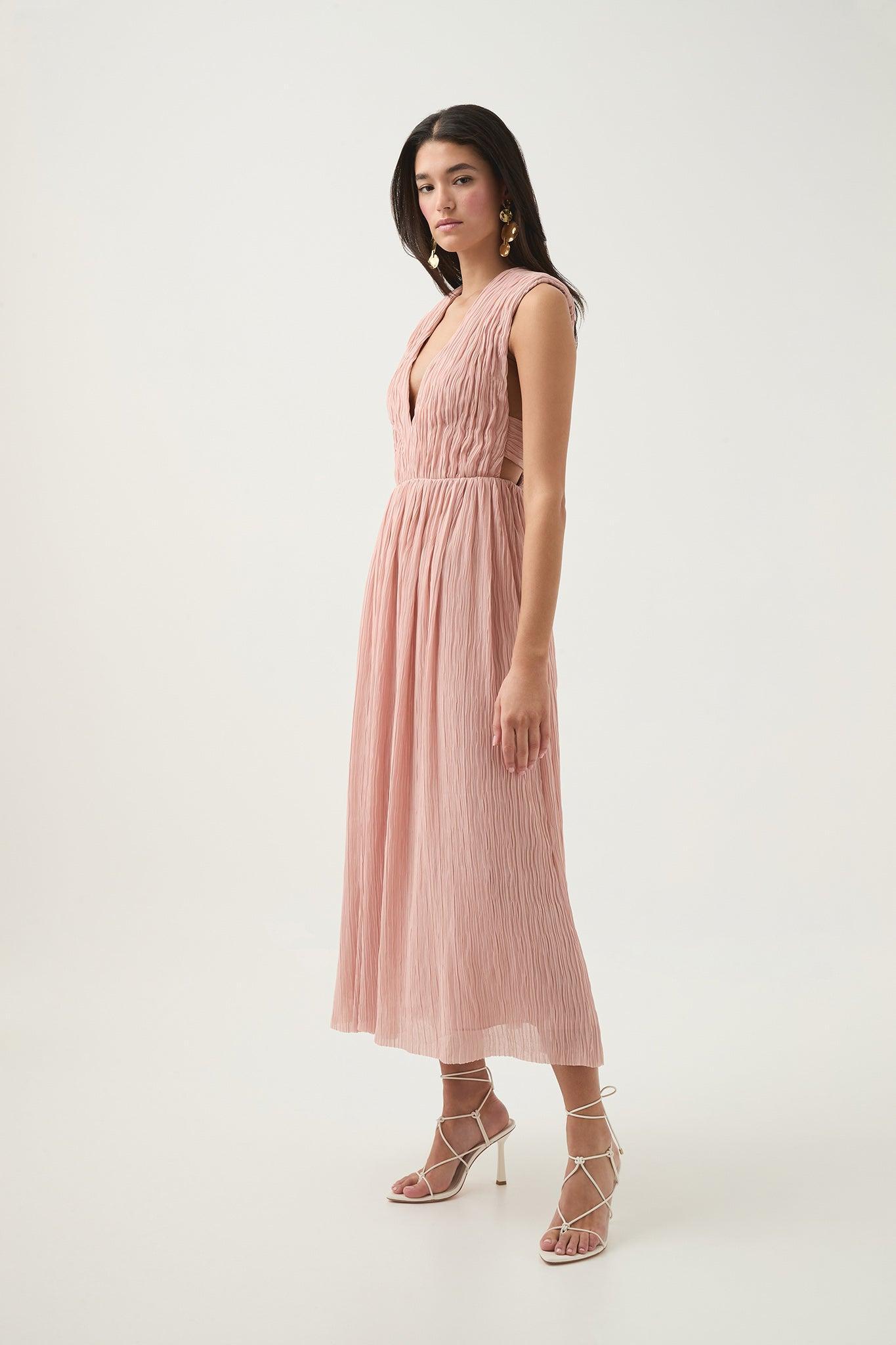 Becoming Bow Back Midi Dress Product Image