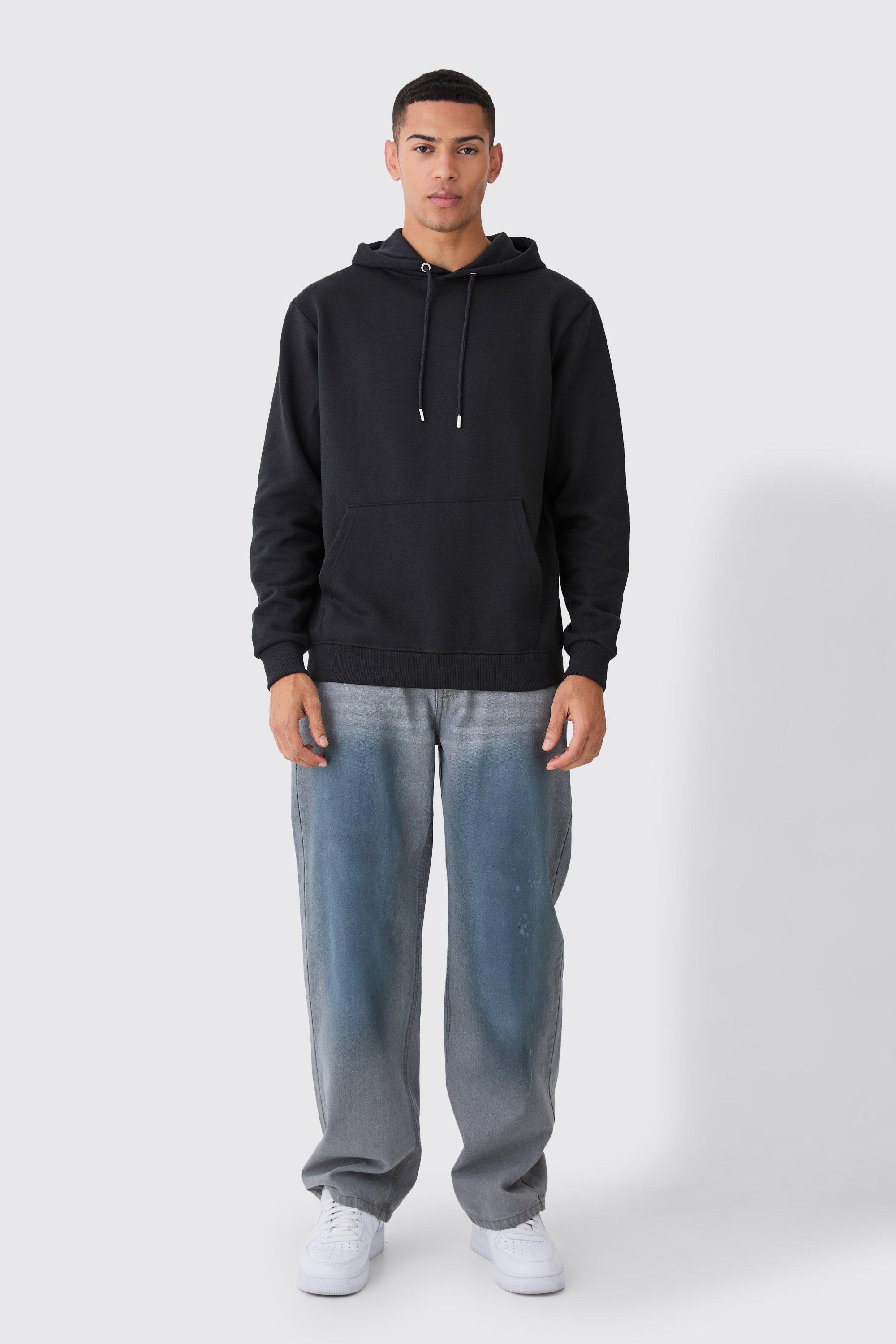 Basic Over The Head Hoodie | boohooMAN USA Product Image