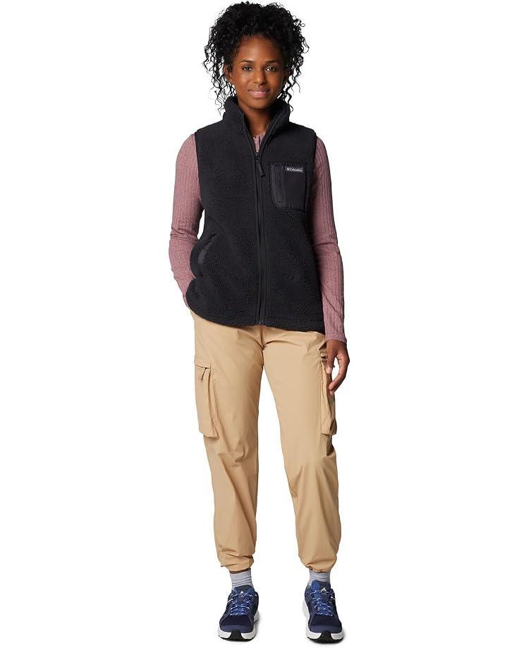 OV277 Sherpa Lined Mock Neck Vest Product Image