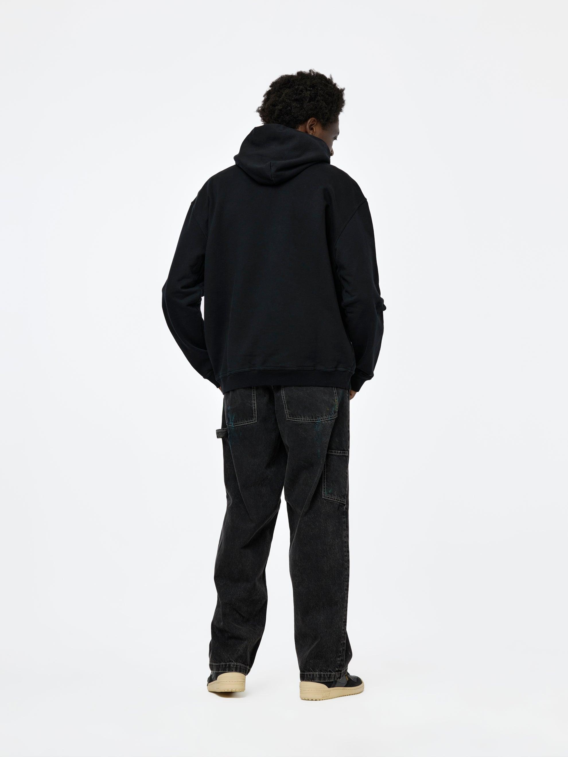 5 Pocket Denim Pants (Washed Black) Product Image