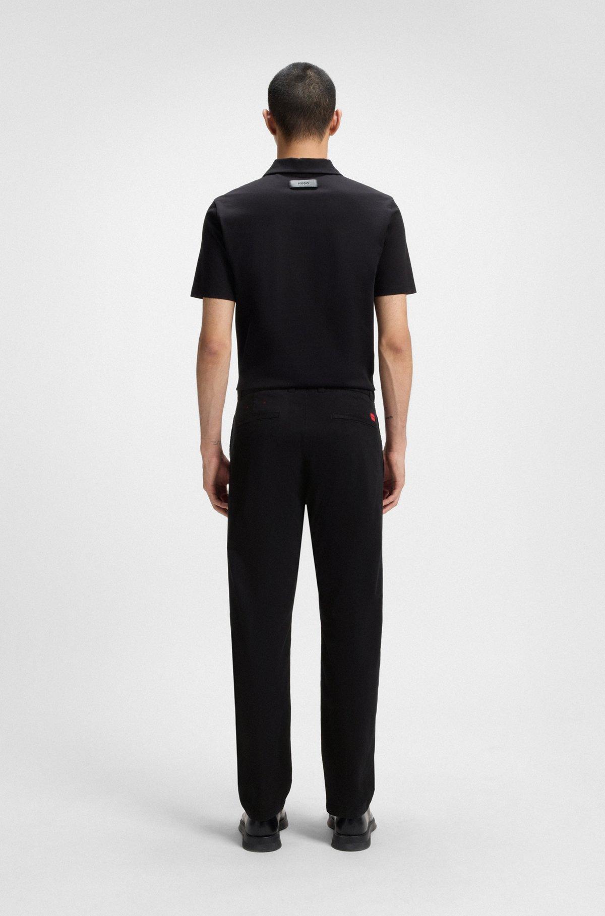 Slim-fit trousers in stretch-cotton gabardine Product Image