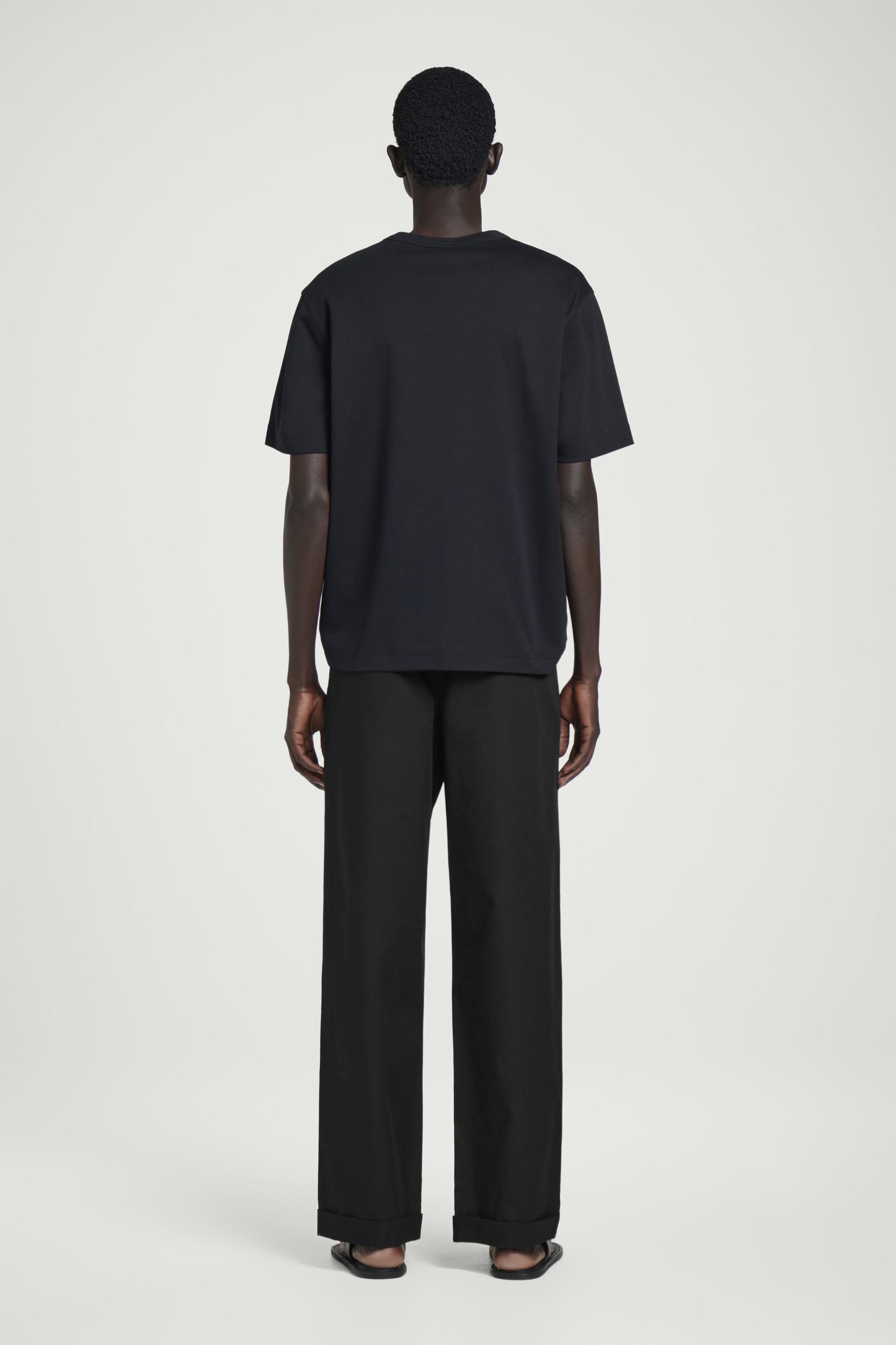 INTERLOCK COTTON CREW-NECK T-SHIRT Product Image