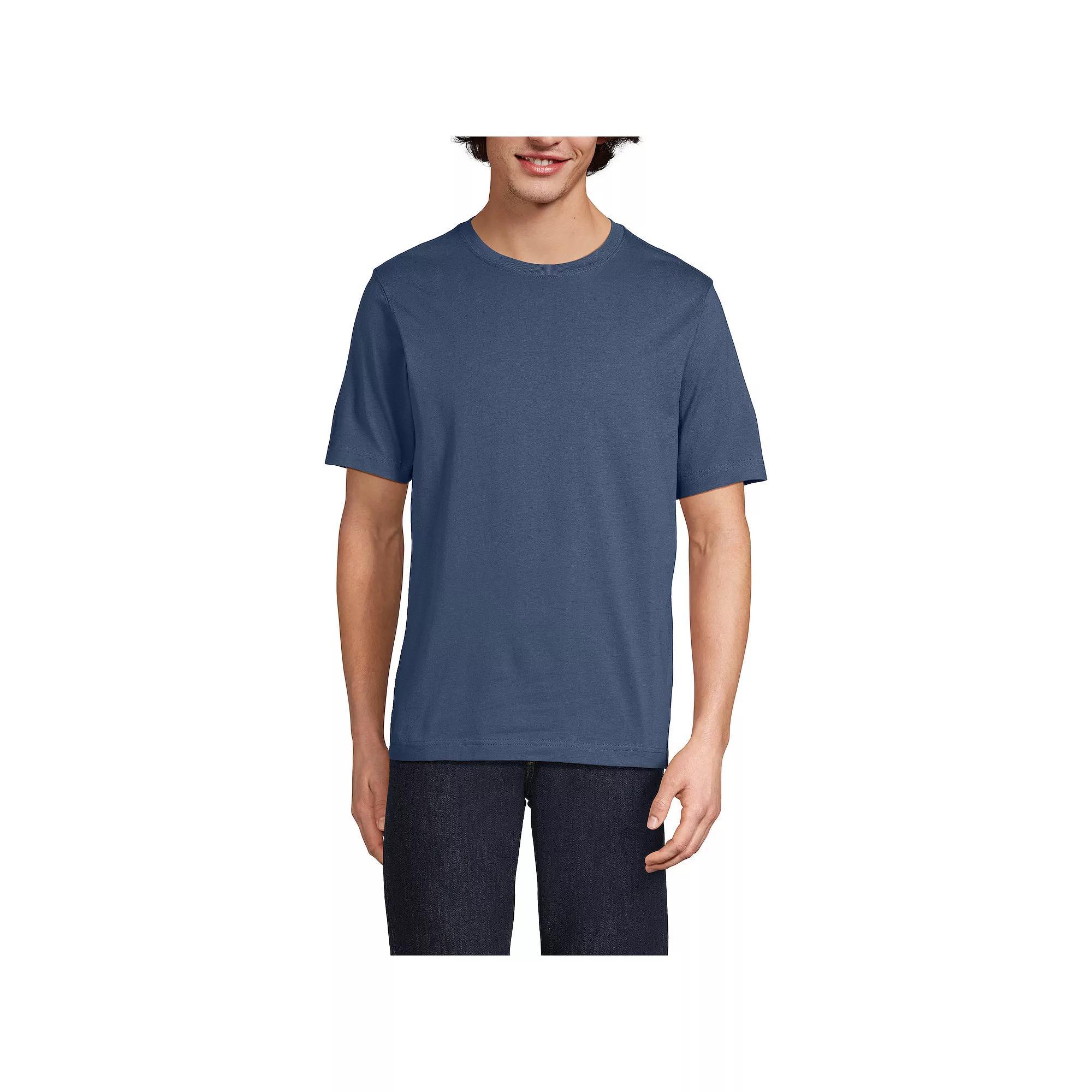 Men's Lands' End Super-T Short Sleeve T-Shirt,  Product Image