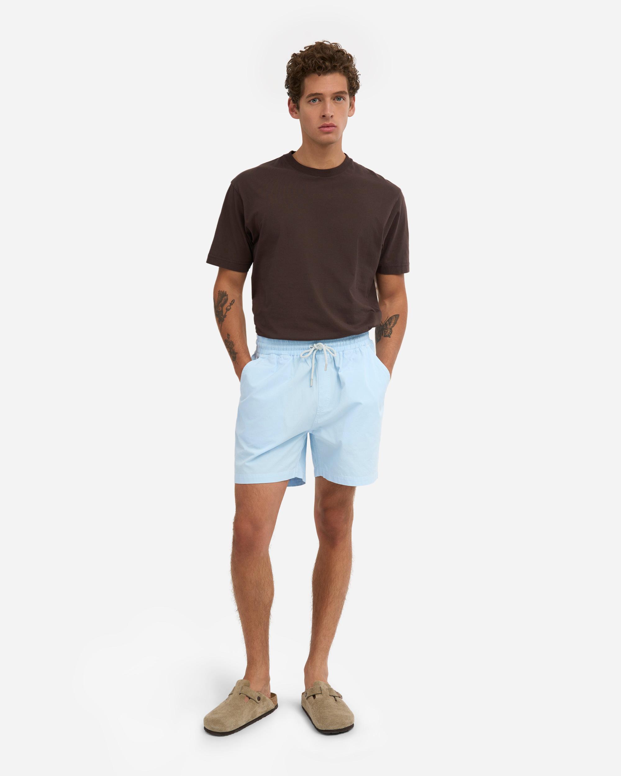 Organic Twill Shorts - Polar Blue Product Image