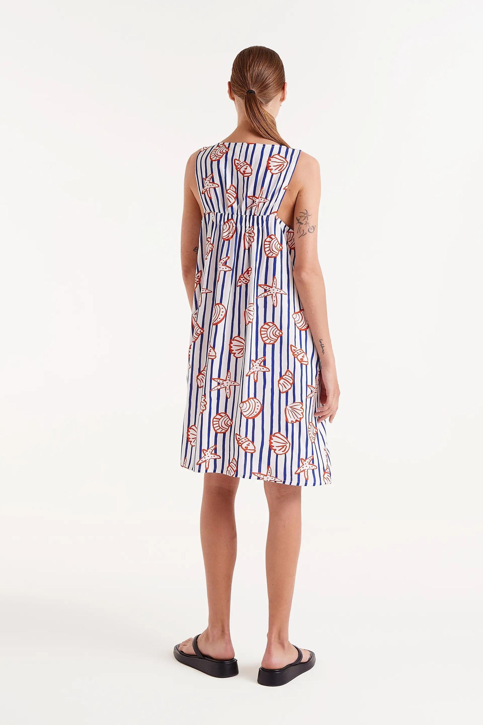 Seashells Print Dress Product Image