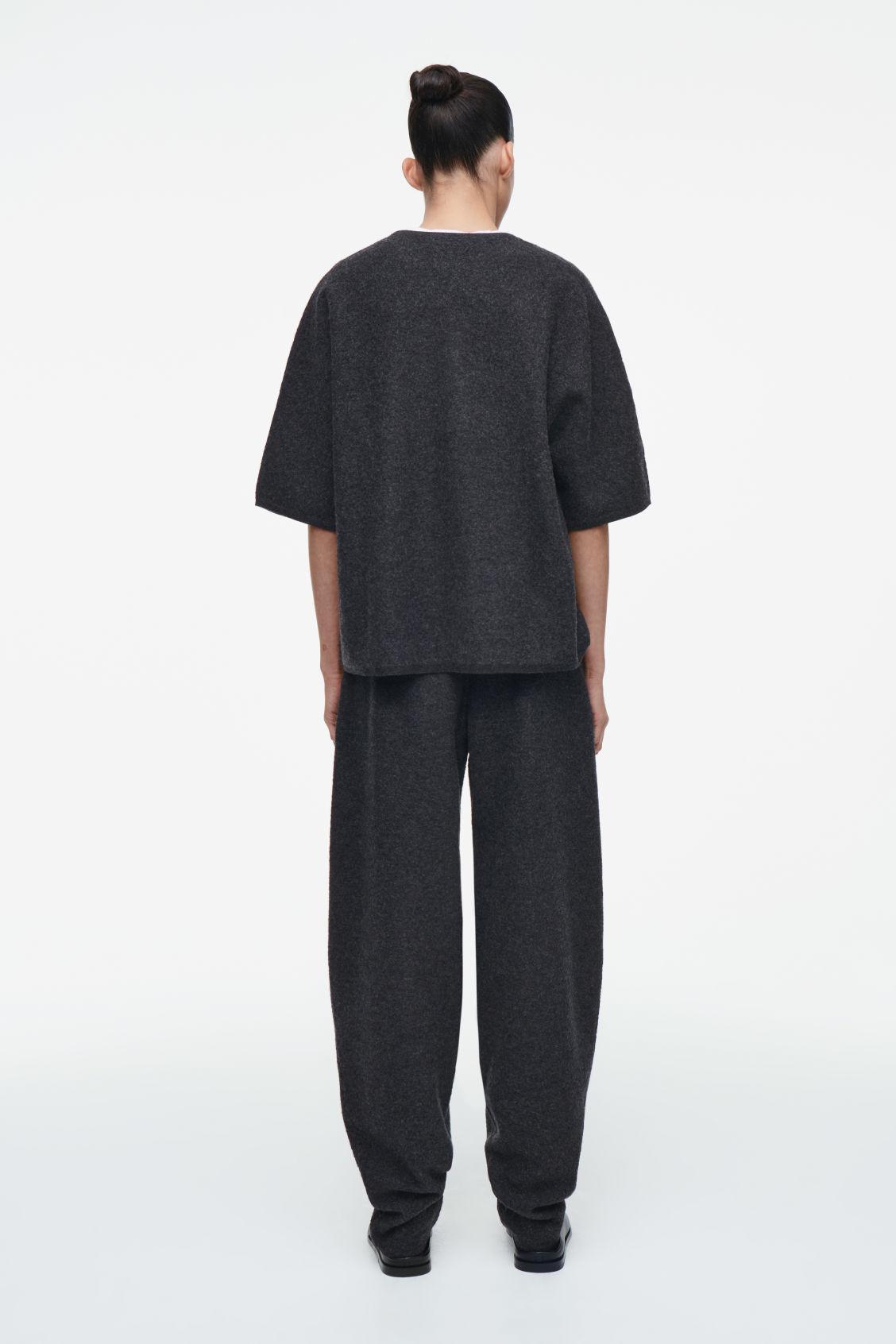 BOILED MERINO WOOL PANTS Product Image