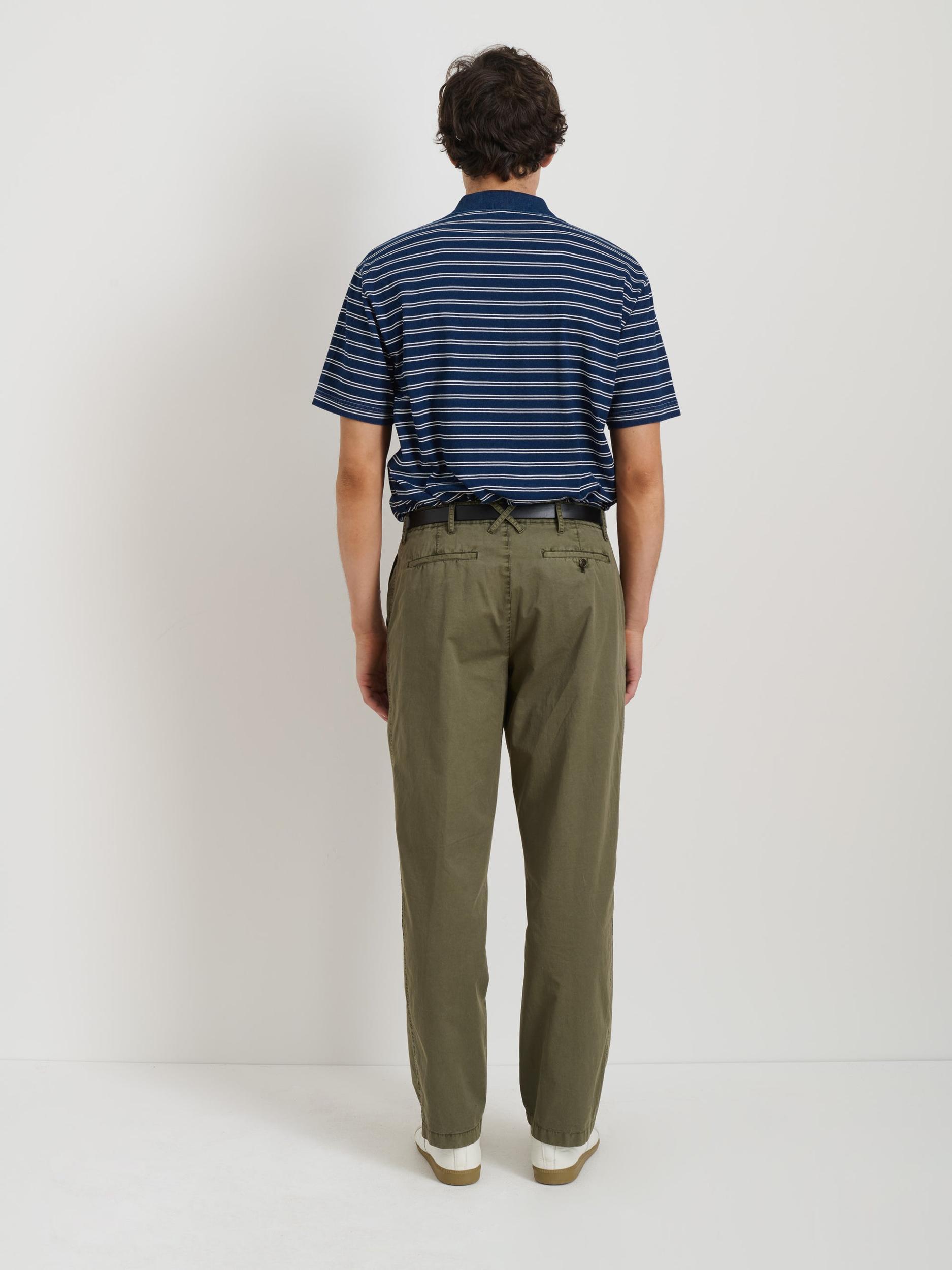 Lucas Polo In Indigo Stripe Product Image
