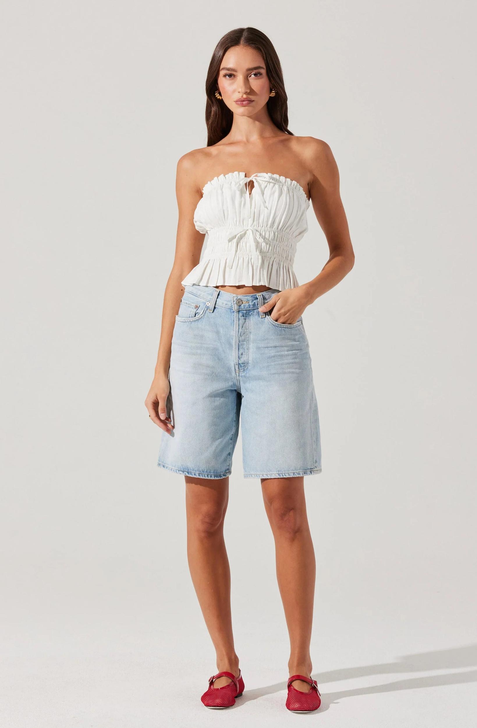 ASTR The Label Biffy Strapless Top Product Image