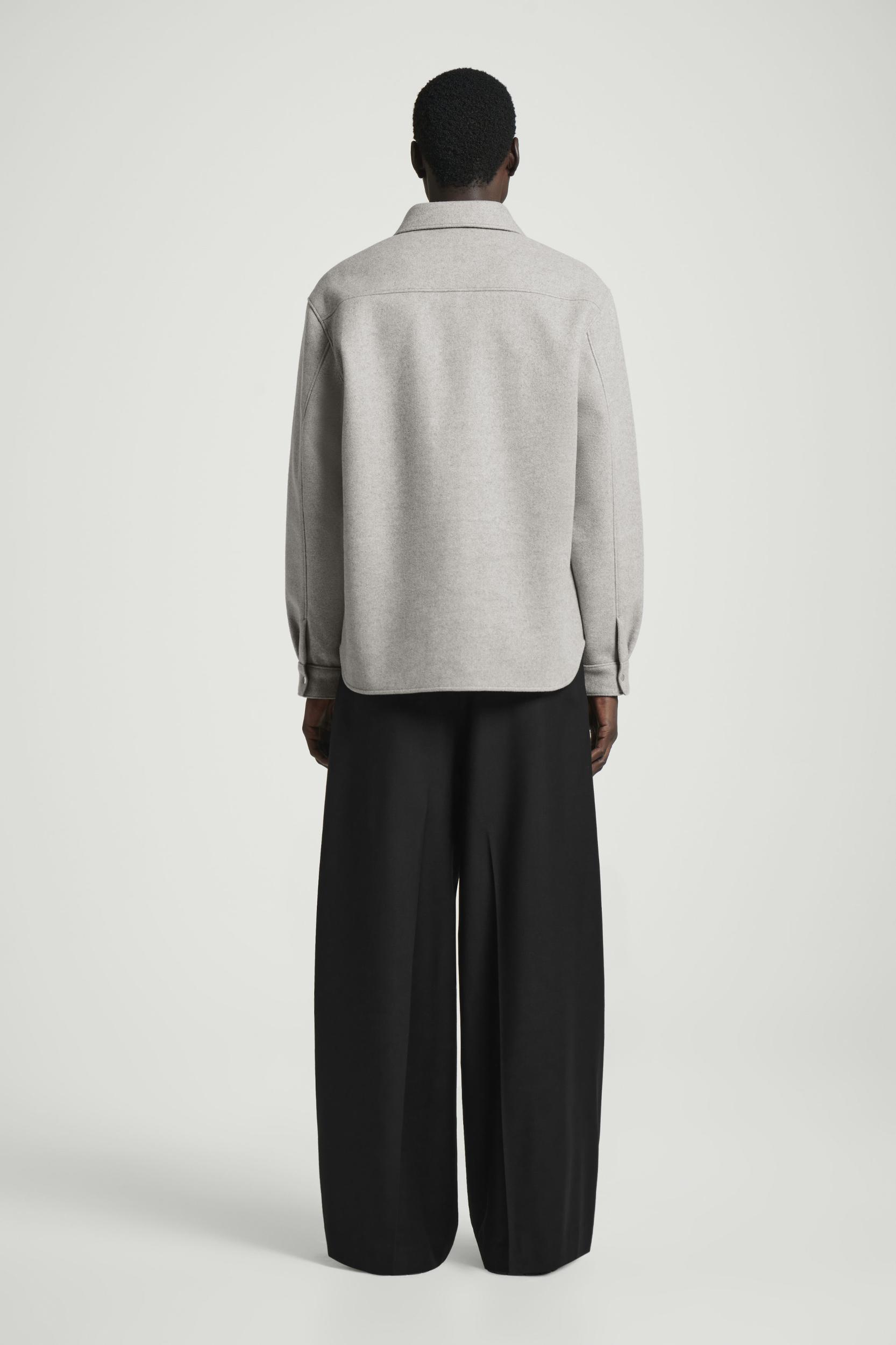 RELAXED WOOL-BLEND OVERSHIRT Product Image