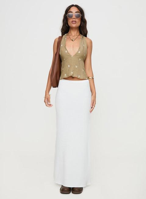 Zachariah Halter Top Brown Product Image