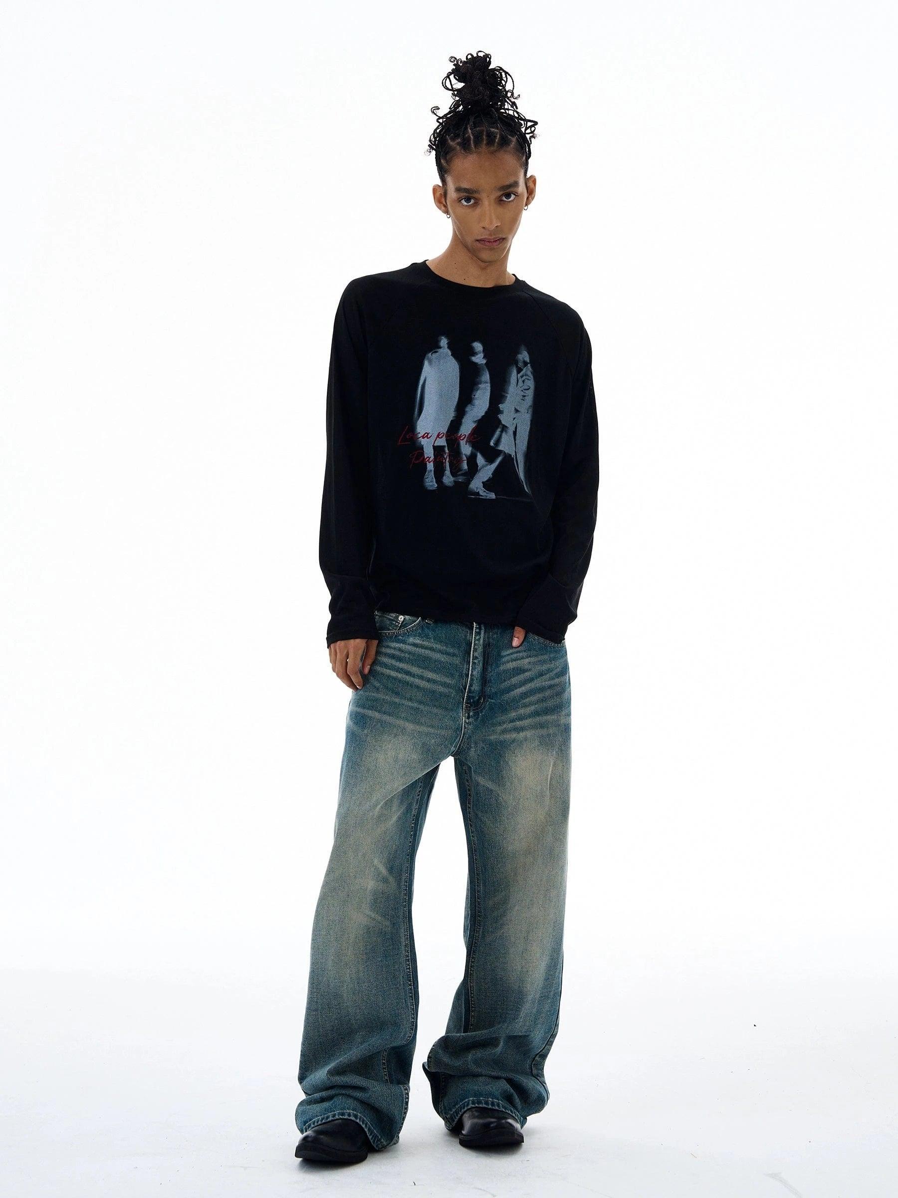 RT No. 19535 SHADOW CREWNECK LONGSLEEVE Product Image