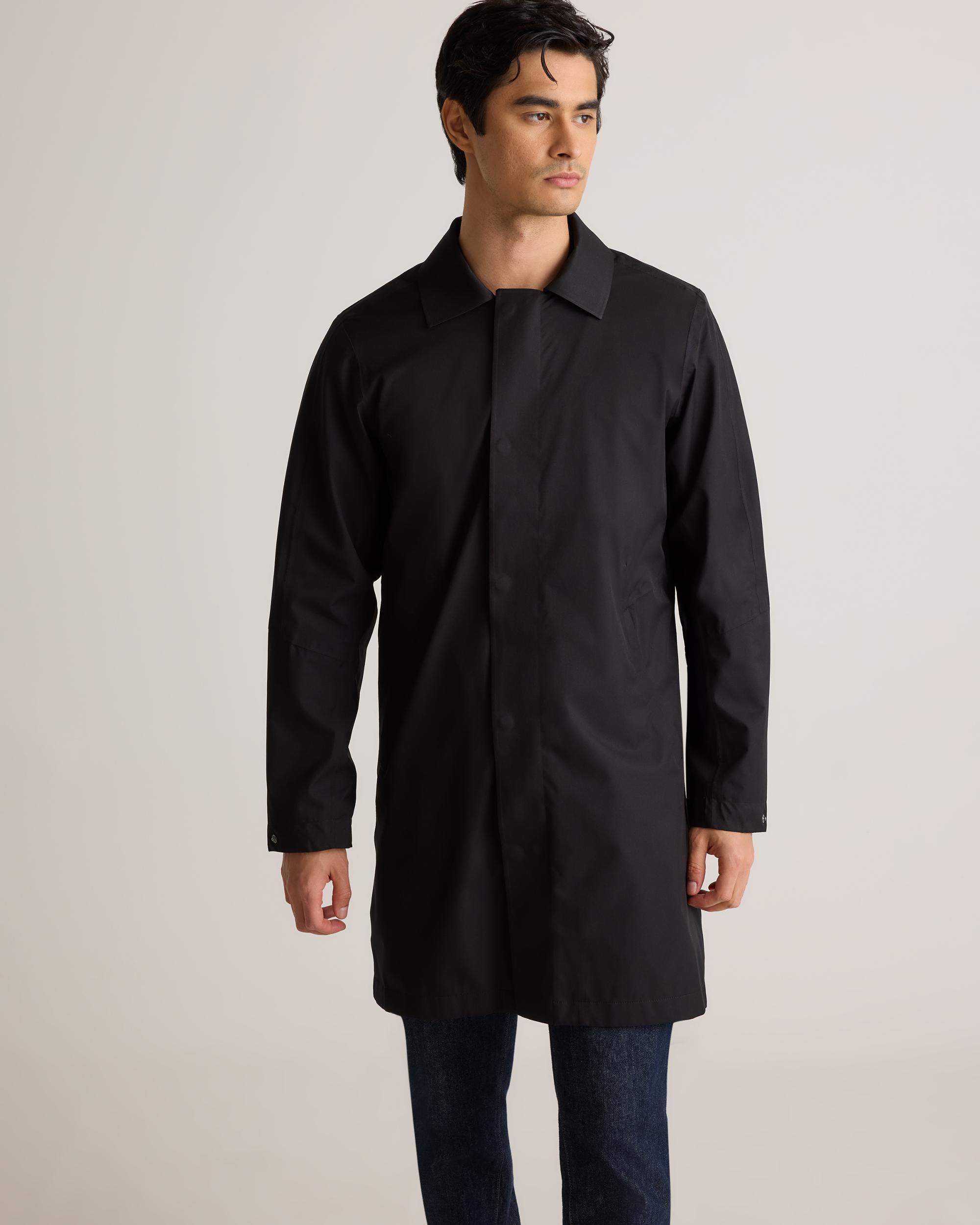 Quince | Men's Weatherproof Long Rain Jacket Polyester/Recycled Polyester Blend Product Image
