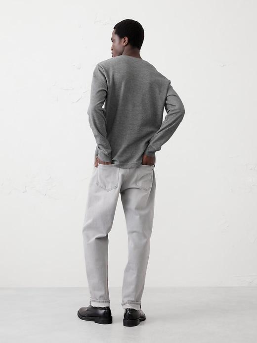 Slub Textured Henley Product Image