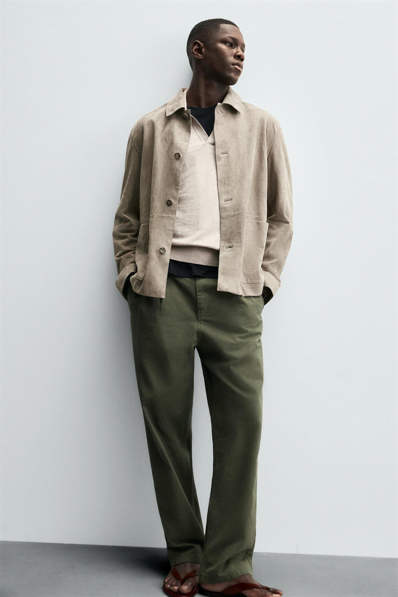 SUEDE LEATHER JACKET Product Image