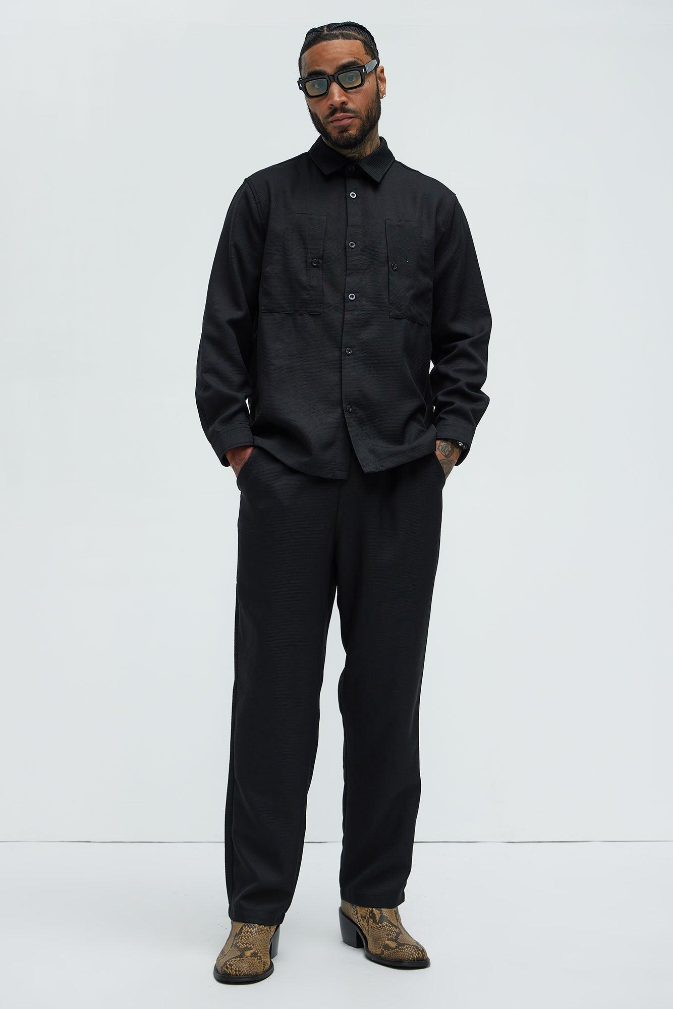 Kerr Straight Pants - Black Product Image