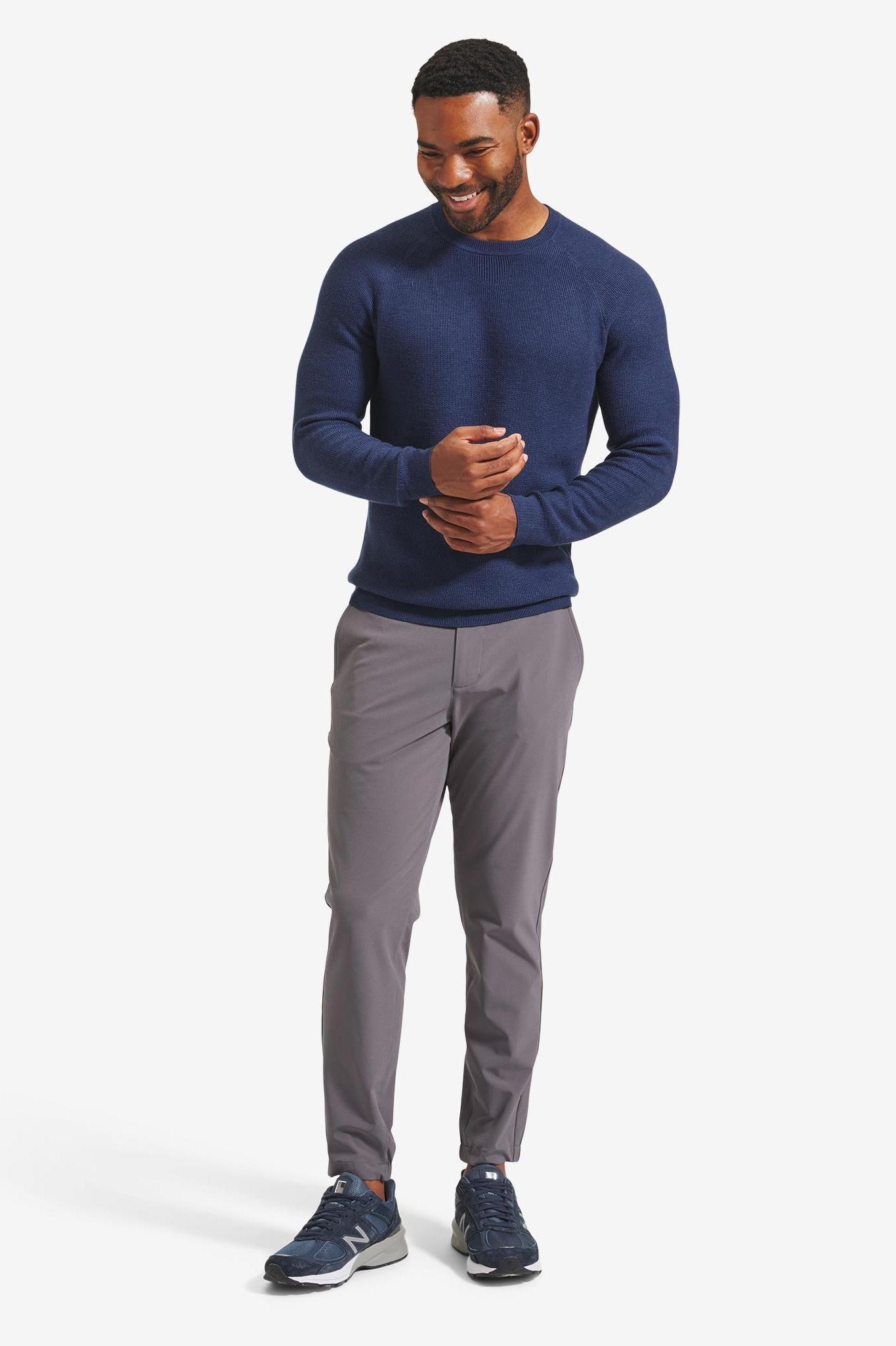 Cassady Sweater- Medieval Blue Heather Product Image