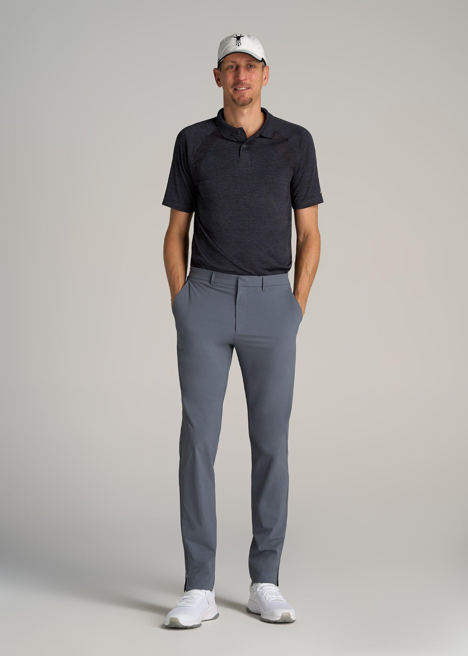 Performance TAPERED-FIT Chino Pants for Tall Men in Smoky Blue Product Image