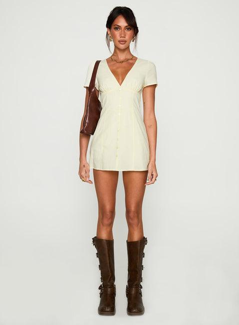 Loveliness Playsuit Lemon Product Image
