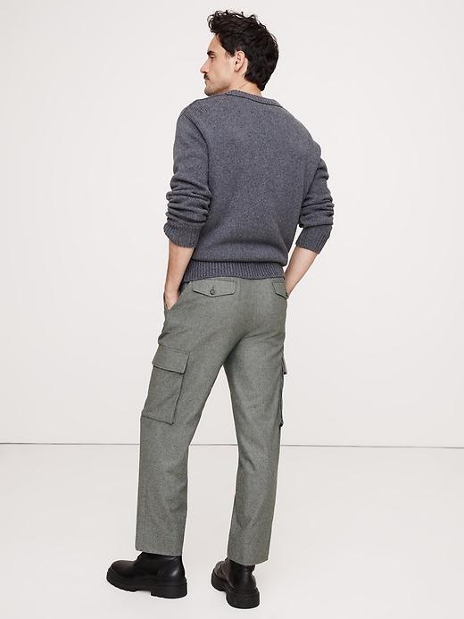 Italian Flannel Pull-On Cargo Pant Product Image