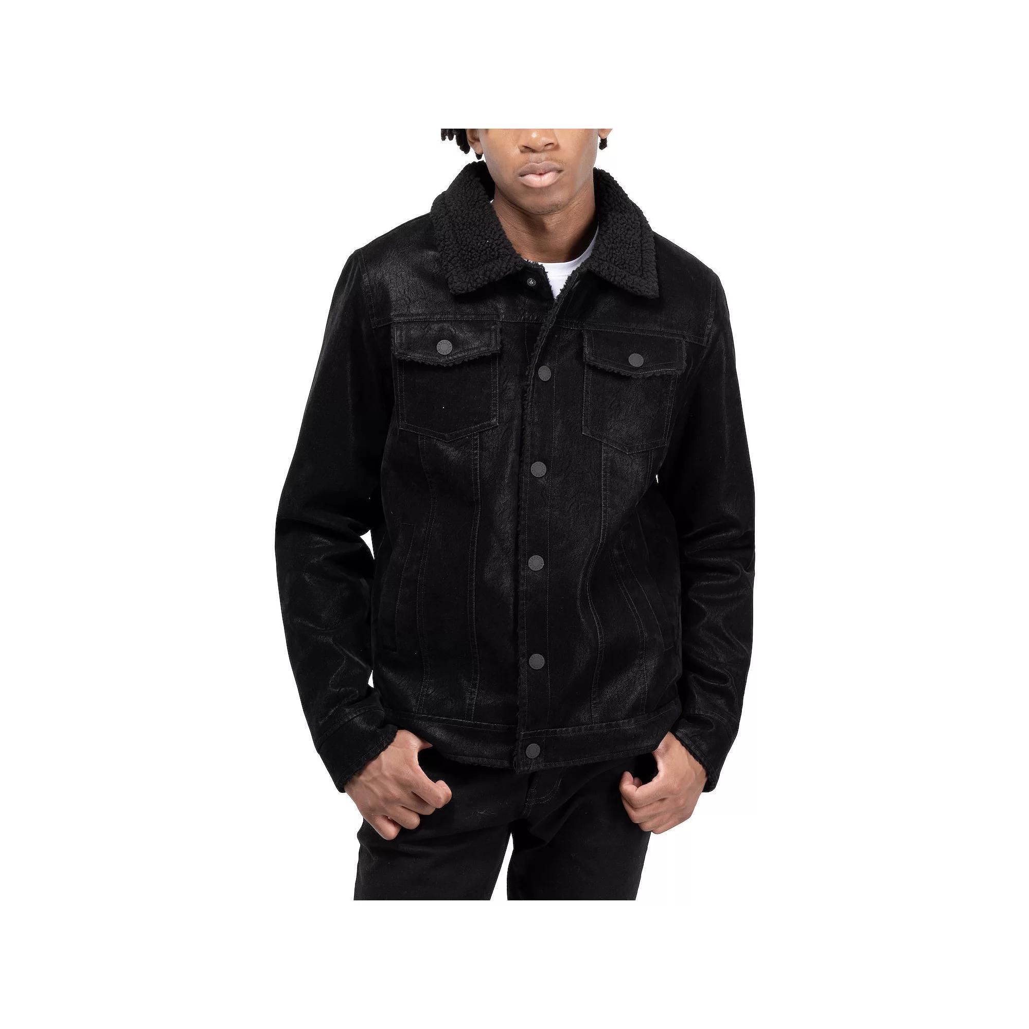 Men's Xray Jacket with Faux Shearling Lining, Size: XL, Black Product Image