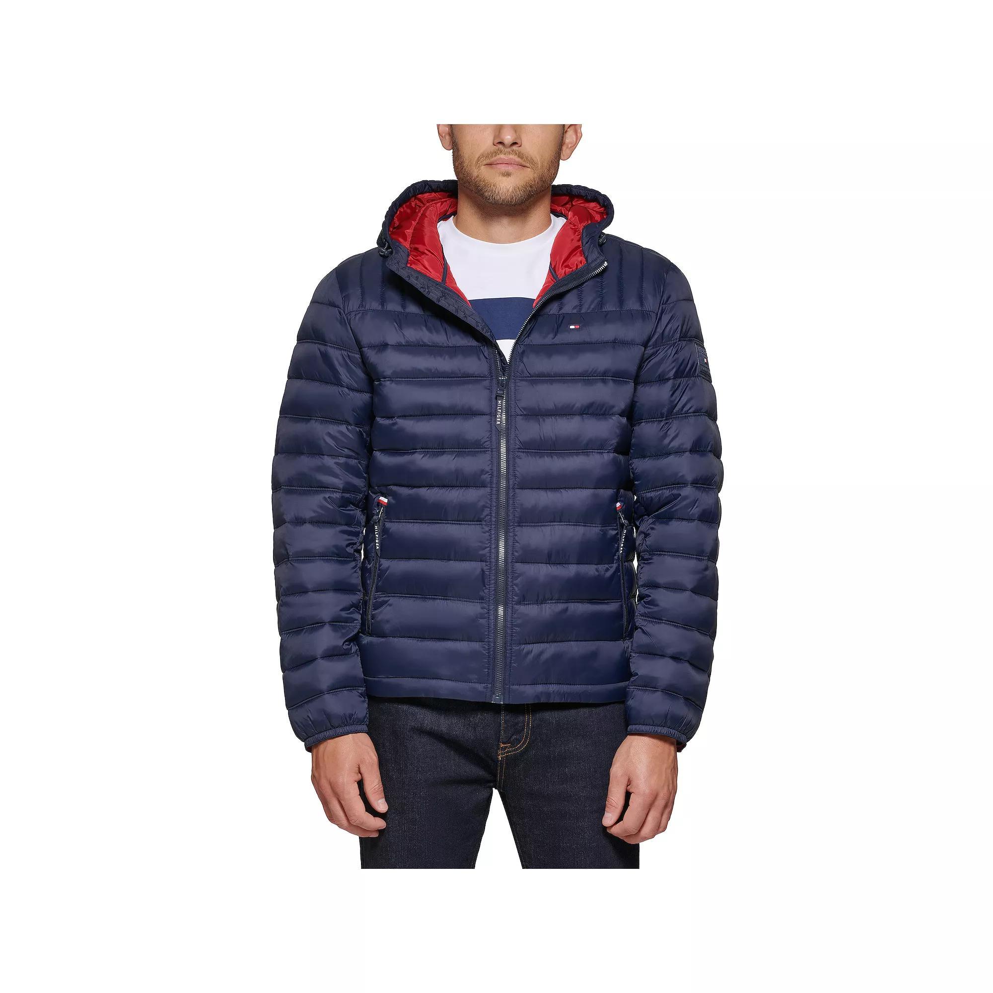 Men's Tommy Hilfiger Hooded Puffer Jacket,  Product Image