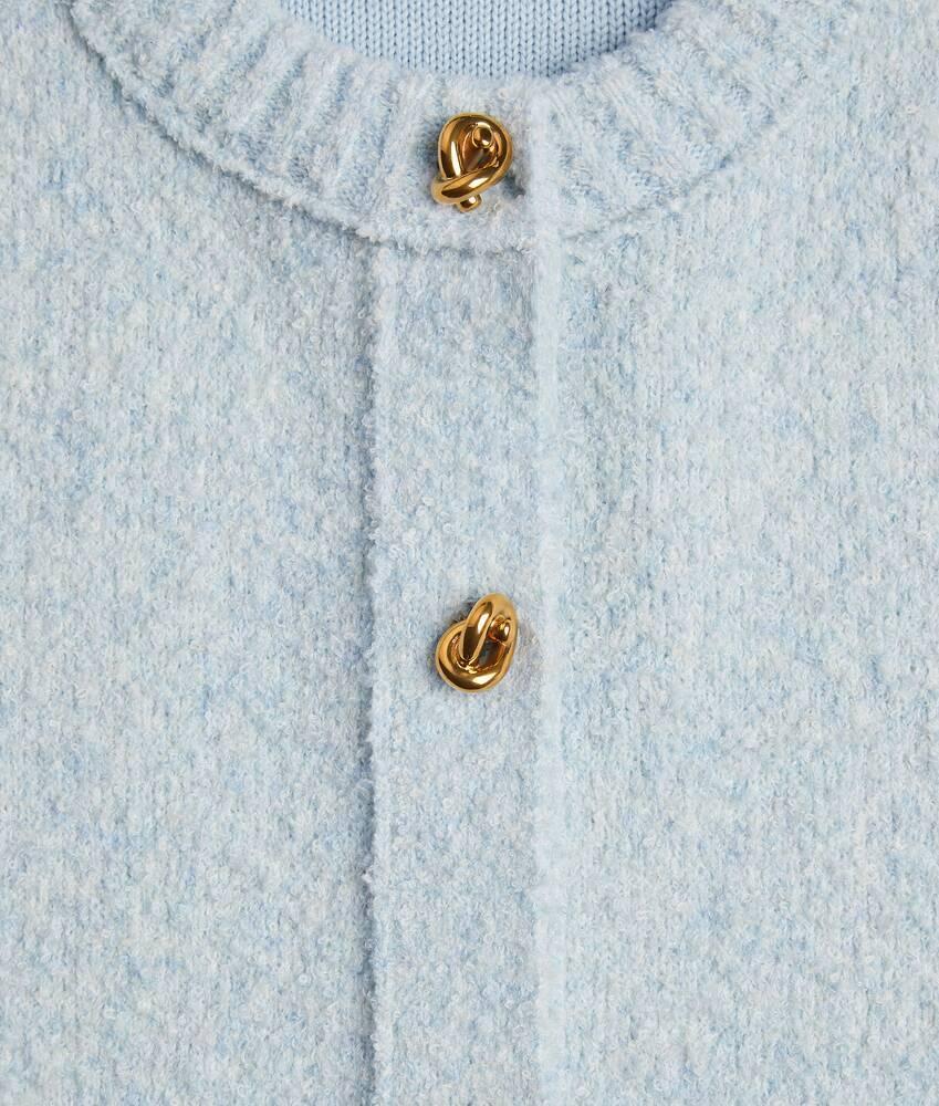 Women's Wool Boucle Cardigan in Bubble Product Image