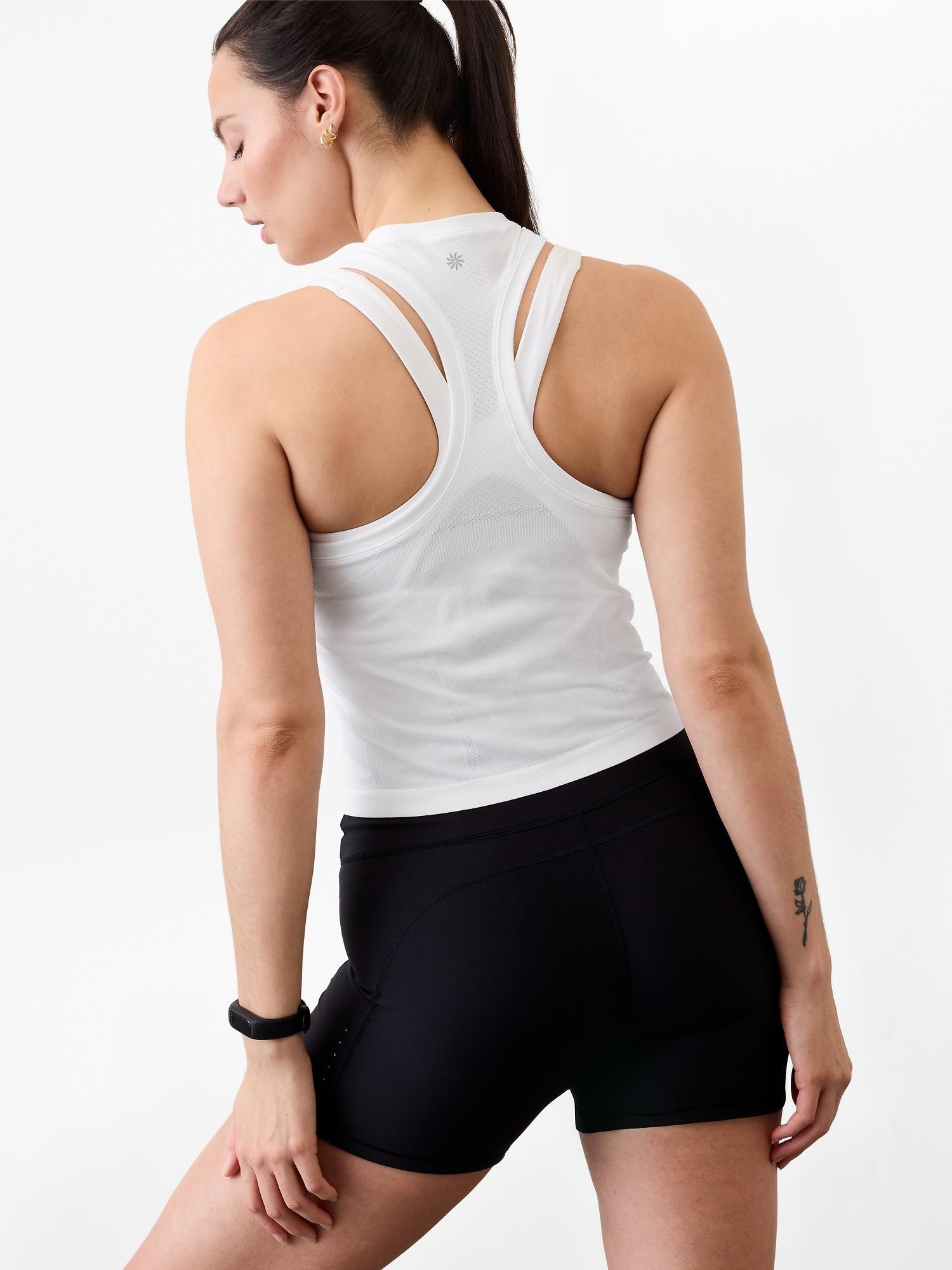Momentum Seamless High Neck Crop Tank Product Image