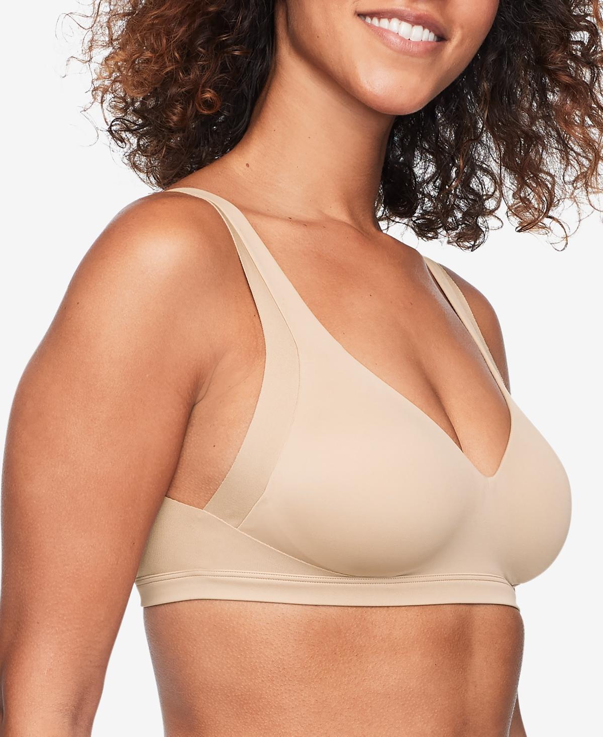 Warners No Side Effects Underarm and Back-Smoothing Comfort Wireless Lightly Lined T-Shirt Bra RA2231A, Womens Toasted Brown Product Image