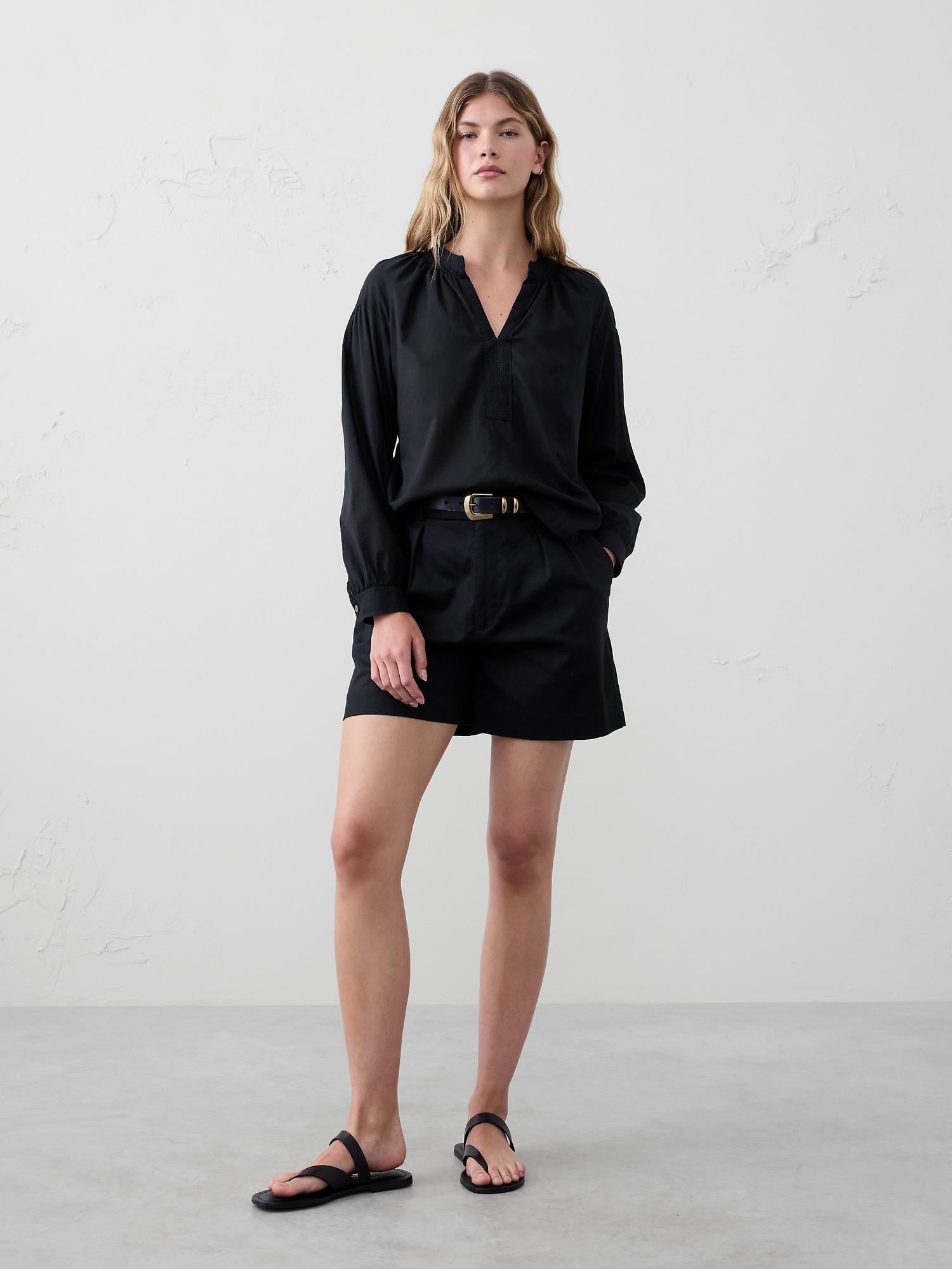 Sheer Trapunto Stitch Voile Top Product Image