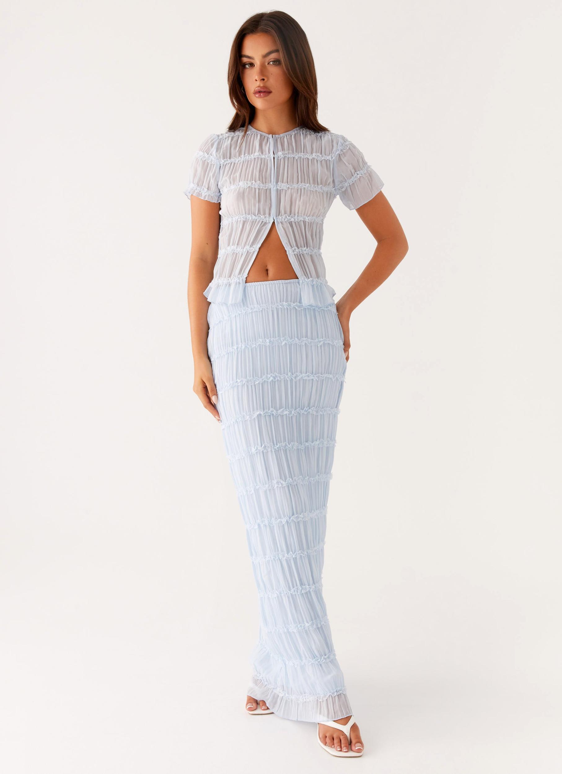 Daydreaming Top - Blue Product Image