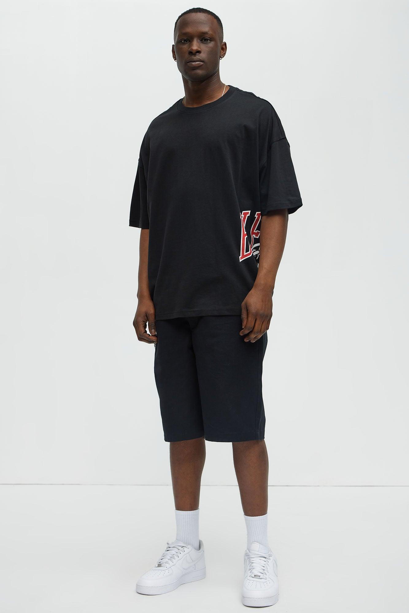 Blessed One Oversized Short Sleeve Tee - Black Male Product Image