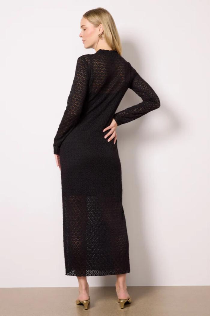 Mock Neck Lace Dress Product Image