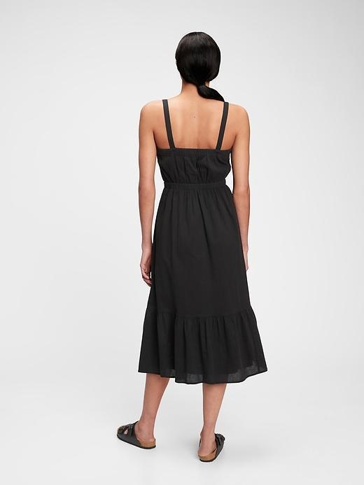 Scoopneck Fit & Flare Midi Dress Product Image