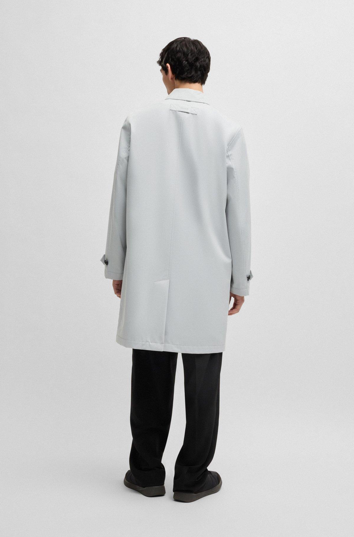 Regular-fit coat in water-repellent fabric Product Image