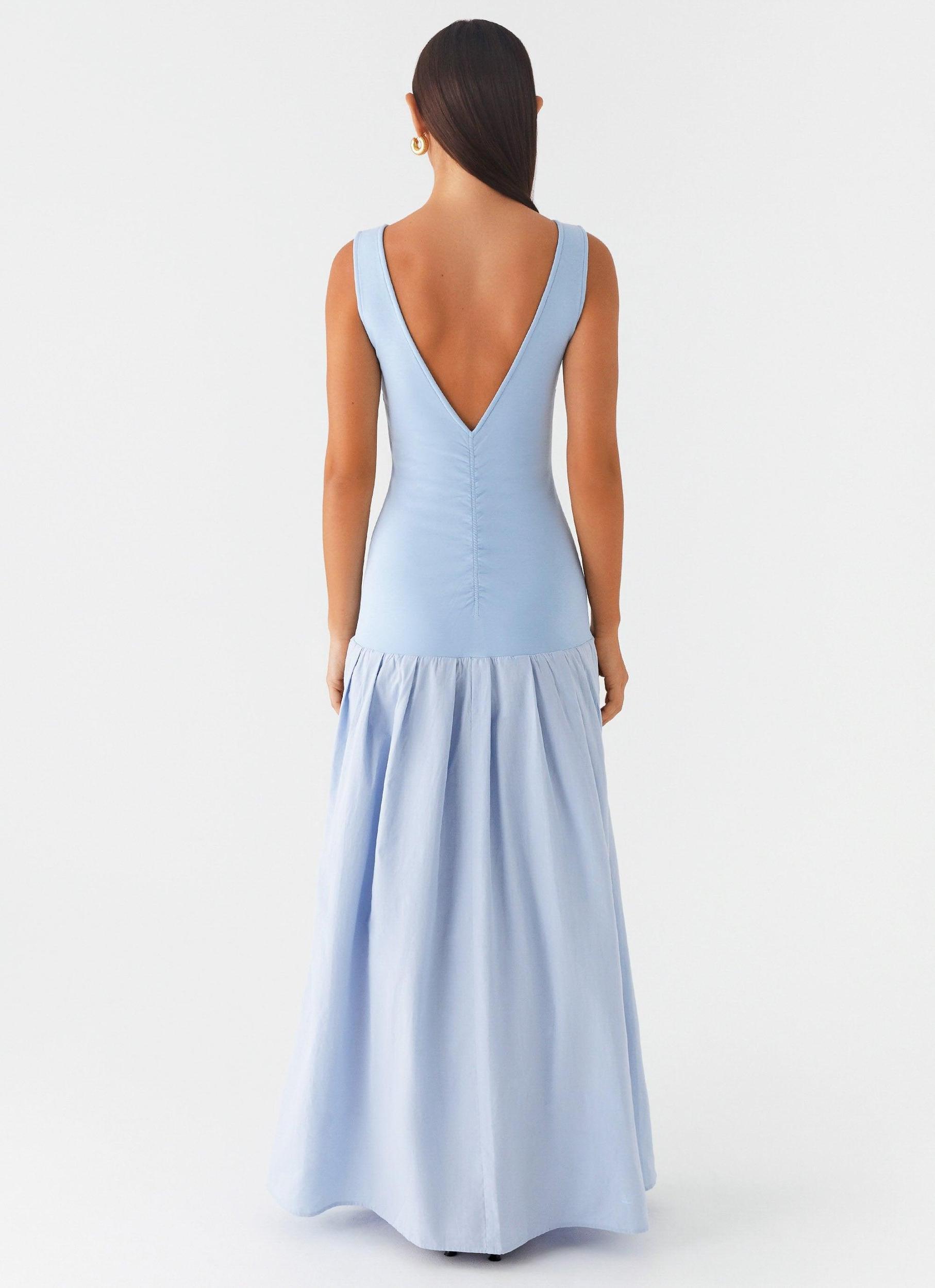 Jaxon Maxi Dress - Blue Product Image