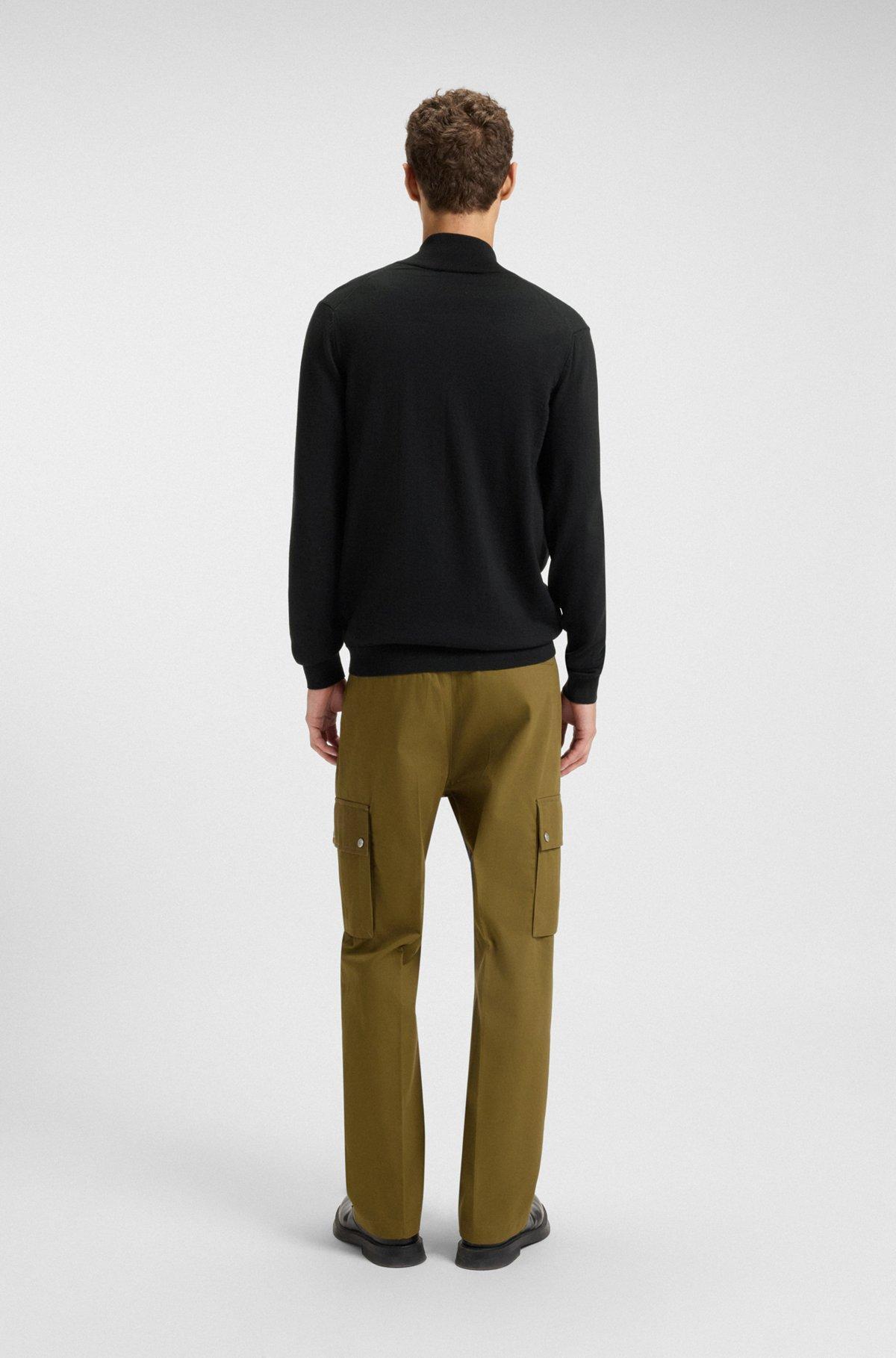 Regular-fit jacket in a virgin-wool blend Product Image