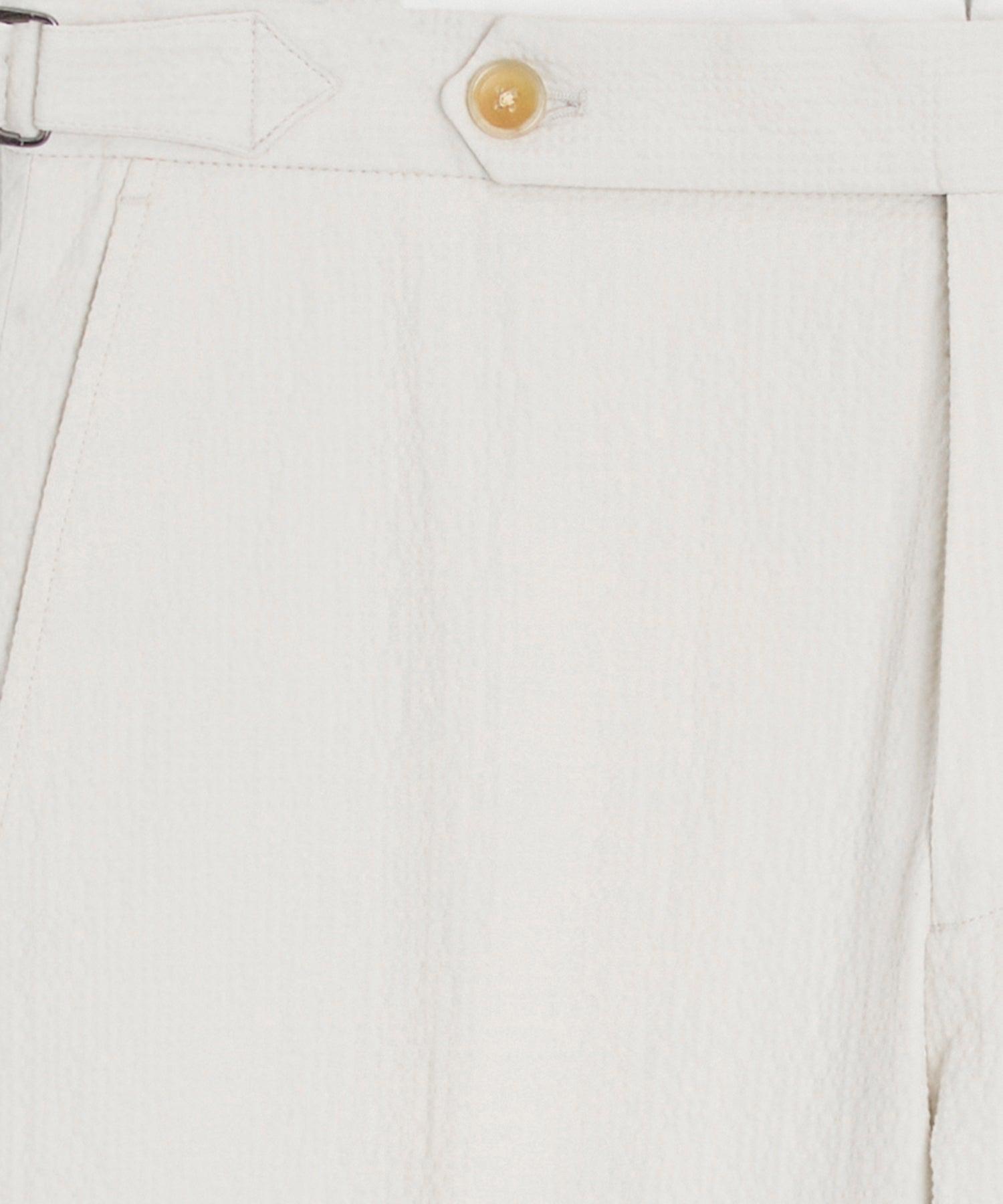 Italian Seersucker Side Tab Trouser Product Image