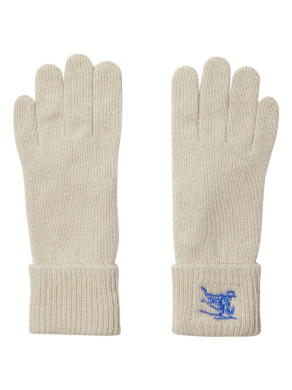 BURBERRY Cashmere Blend Gloves In Neutrals Product Image