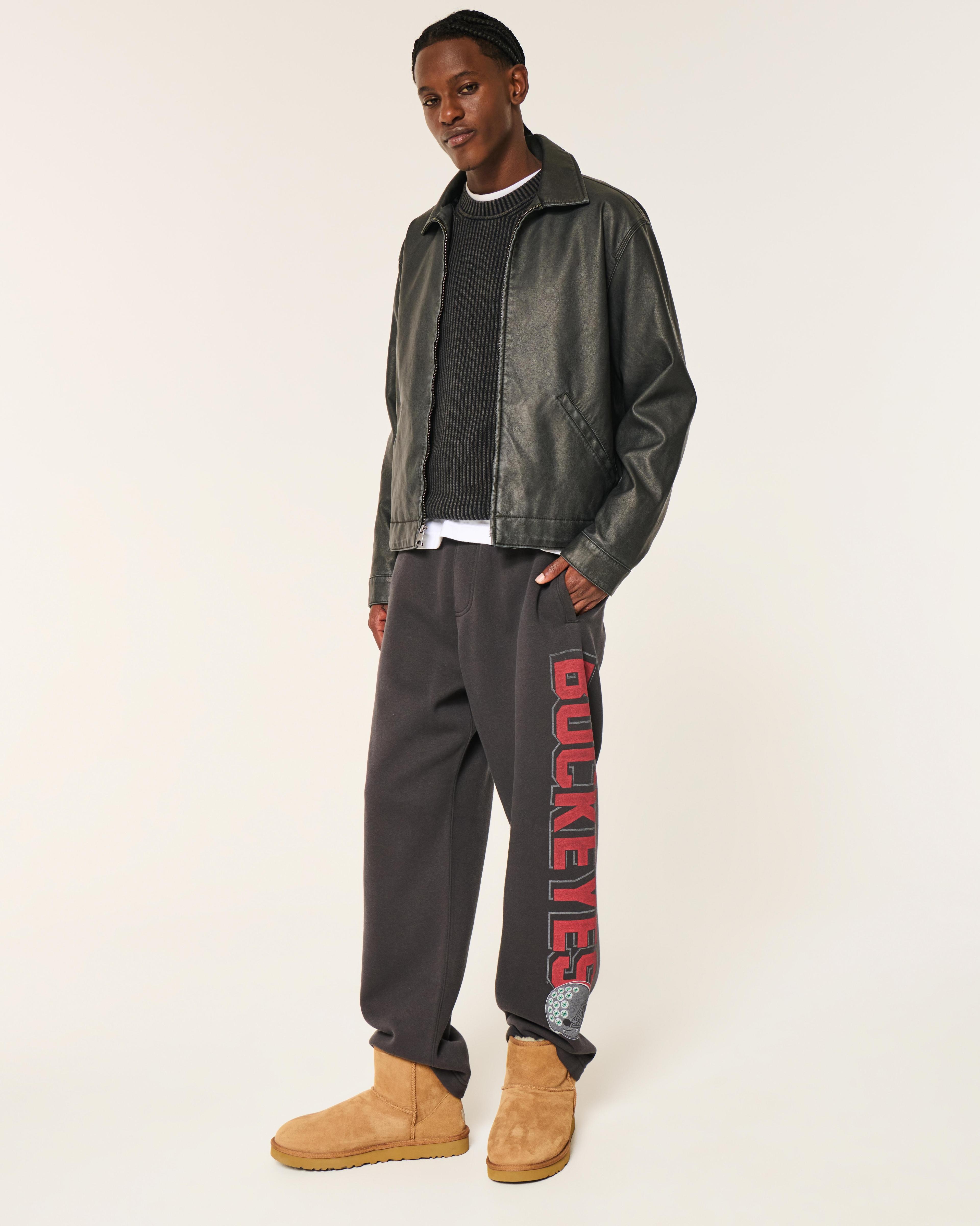 University of Wisconsin Badgers Graphic Baggy Sweatpants Product Image