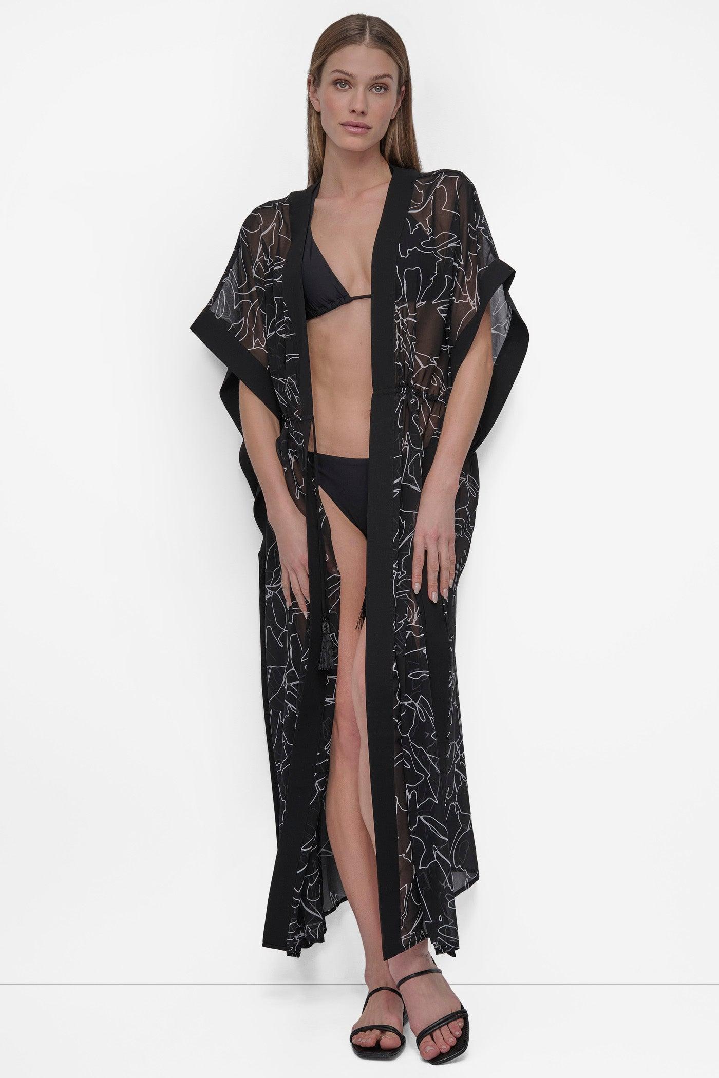 TIE-FRONT MAXI KAFTAN Product Image