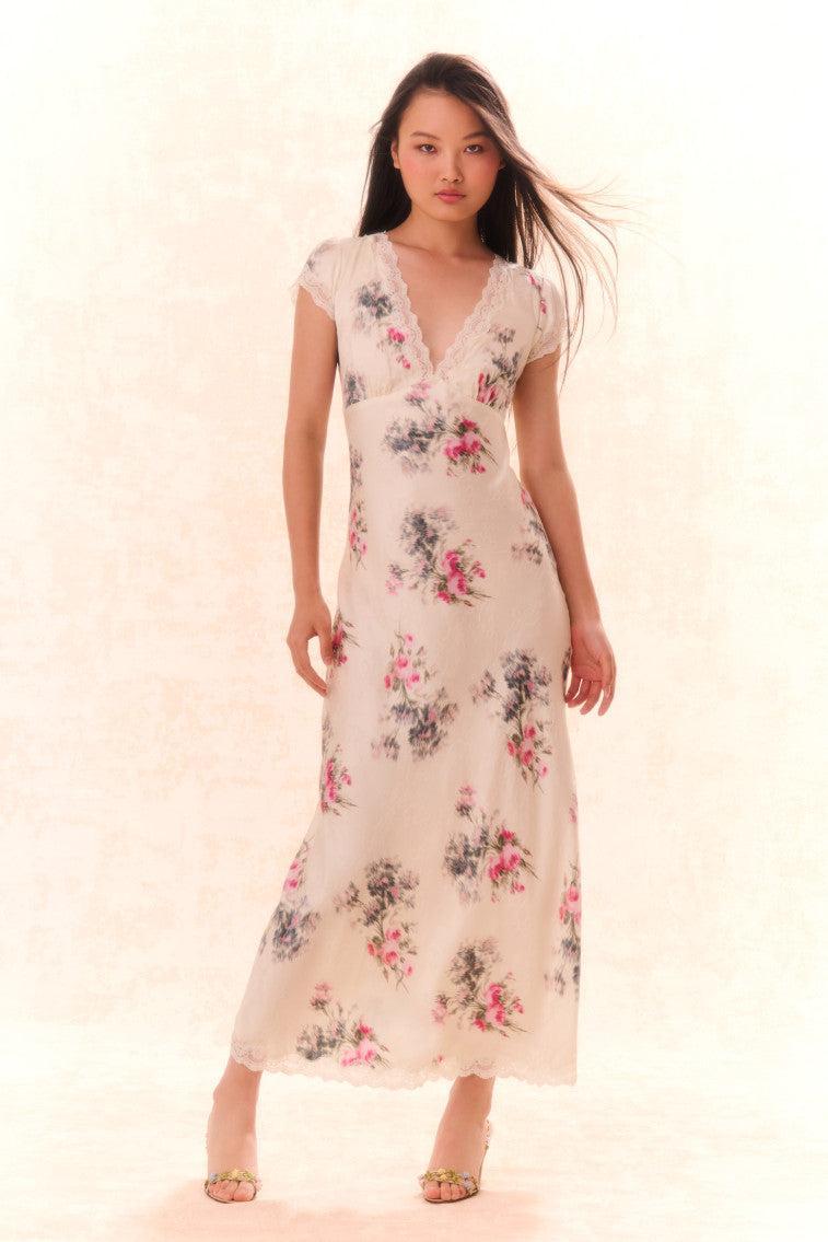 Theodore Printed Maxi Dress Product Image