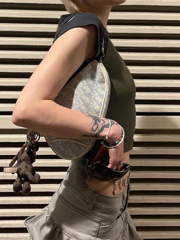 Vintage Wing Print Raglan Short Sleeve Tee Product Image