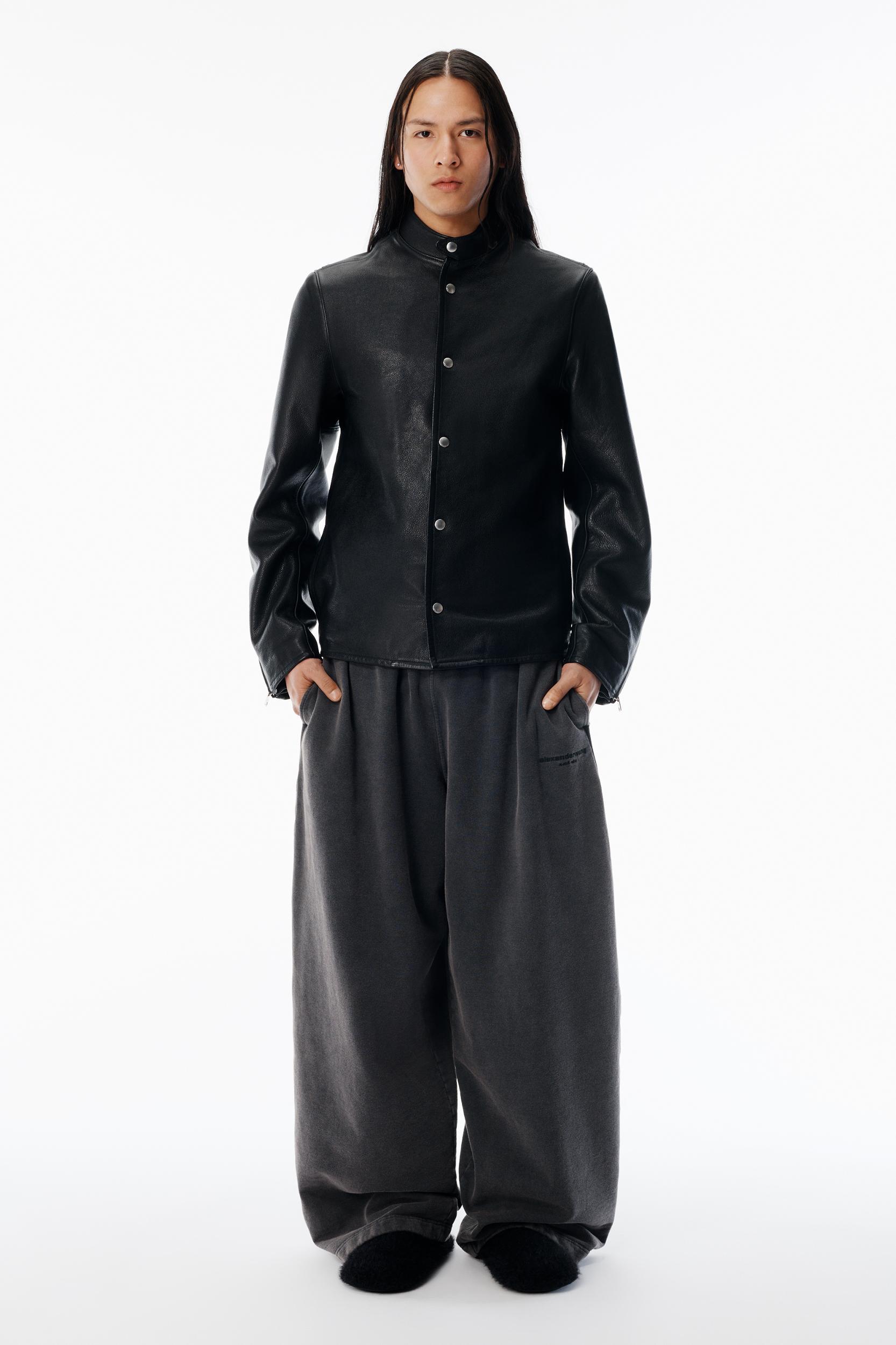 Grey Organic Terry Oversized Sweatpant Product Image