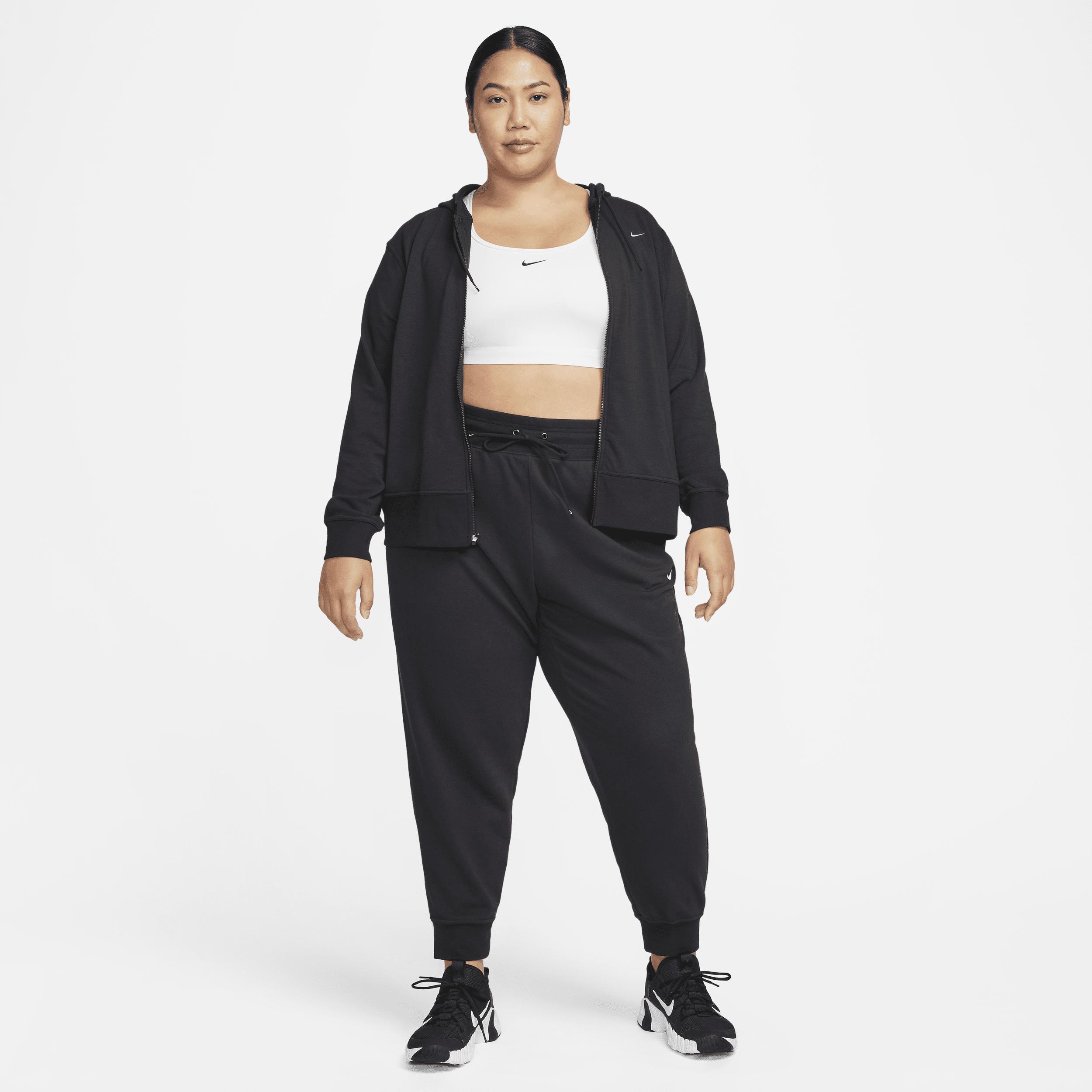 Nike Women's Dri-FIT One Full-Zip French Terry Hoodie (Plus Size) Product Image