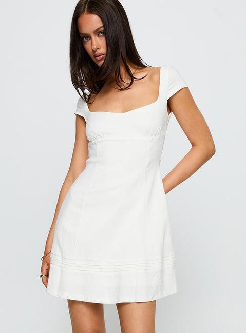 Infinite Wonders Mini Dress White Product Image
