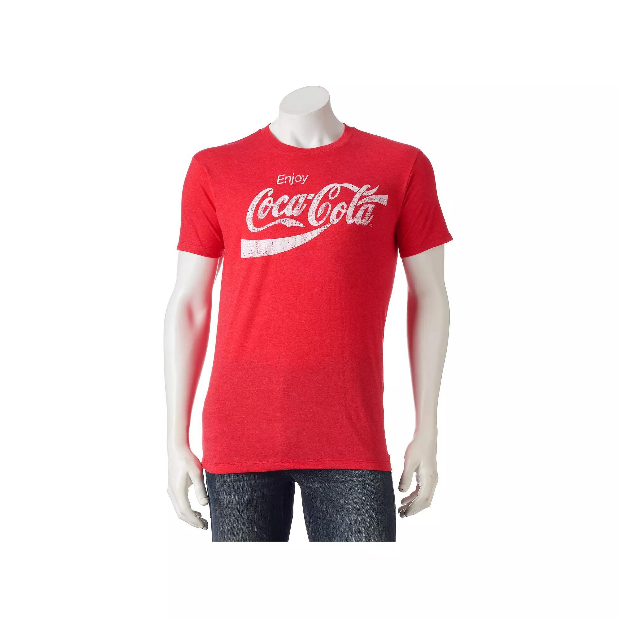 Men's Coca-Cola Tee, Size: Small, Red Product Image